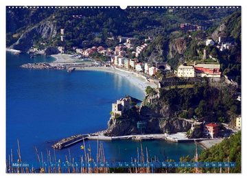 CALVENDO Wandkalender Wege durch die Cinque Terre (Premium, hochwertiger DIN A2 Wandkalender 2023, Kunstdruck in Hochglanz)