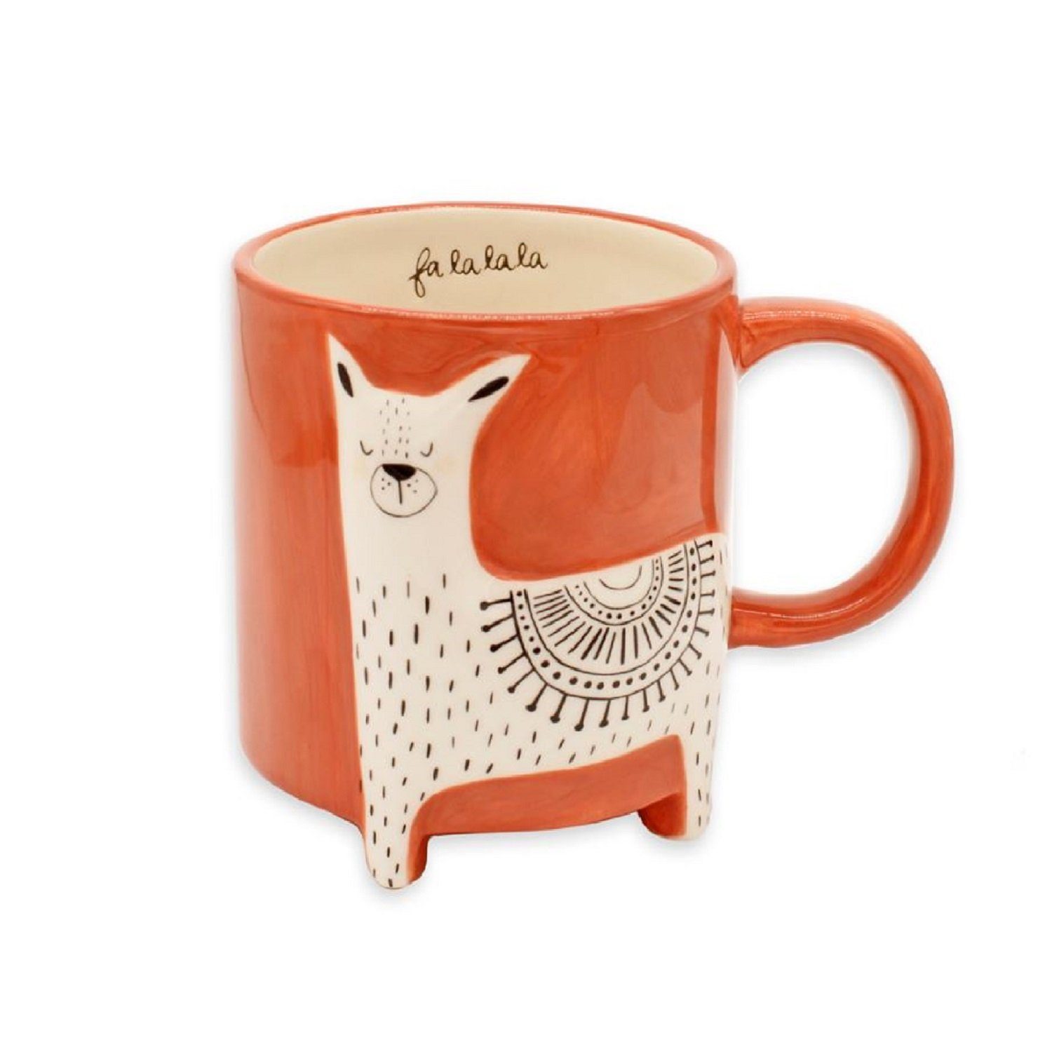 Winkee Кружки Cute Animal Kaffeebecher Lama, Keramik