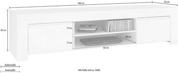 INOSIGN Lowboard Amalfi, TV-Board, Breite 140 cm oder 190 cm