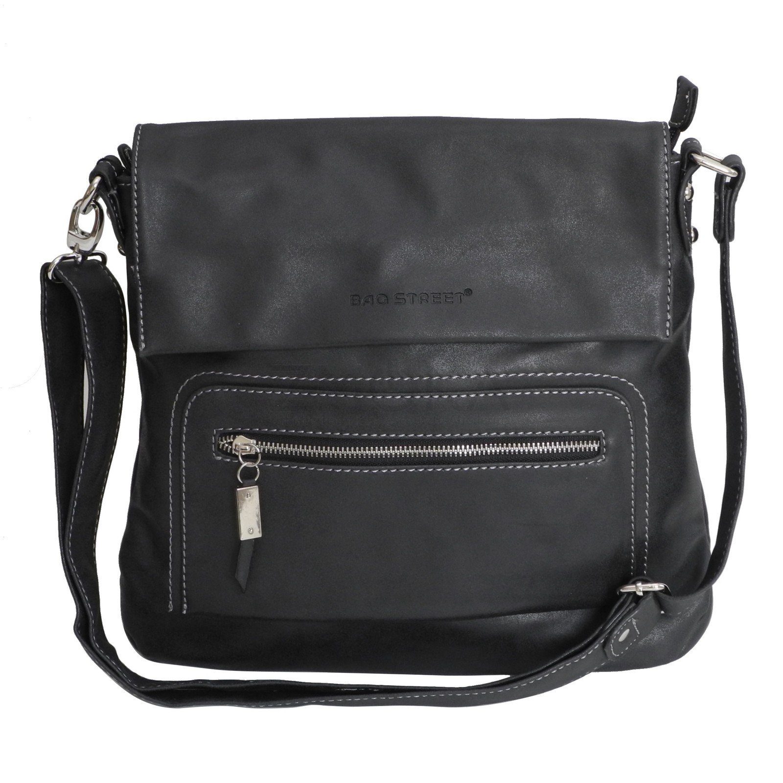 Damentasche Street STREET Schwarz Auswahl - Messengerbag Bag BAG Umhängetasche Handtasche Damen