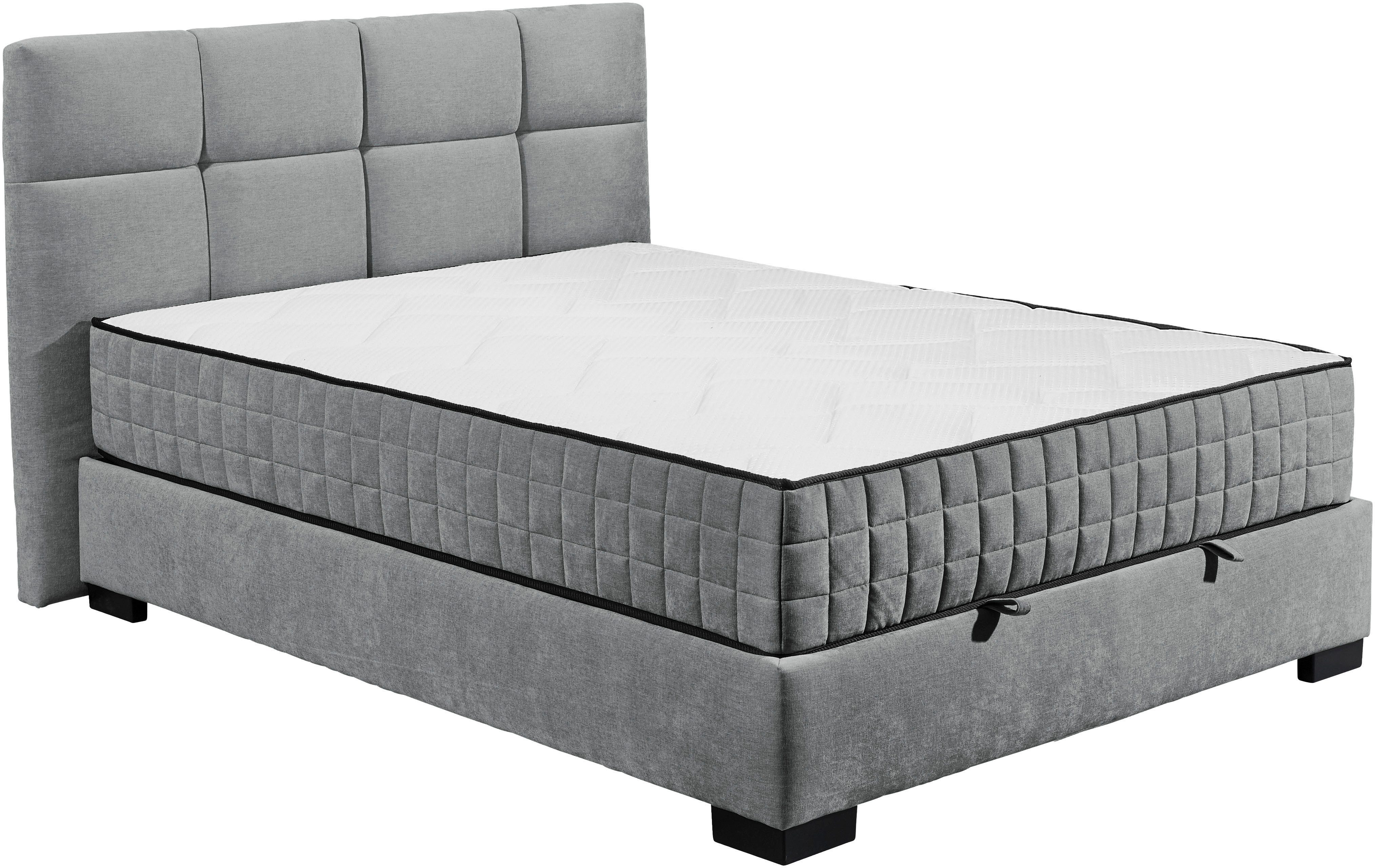 ED EXCITING DESIGN Boxbett Nagol, mit Bettkasten, mit Wendematratze, erhältlich in verschiedenen Breiten