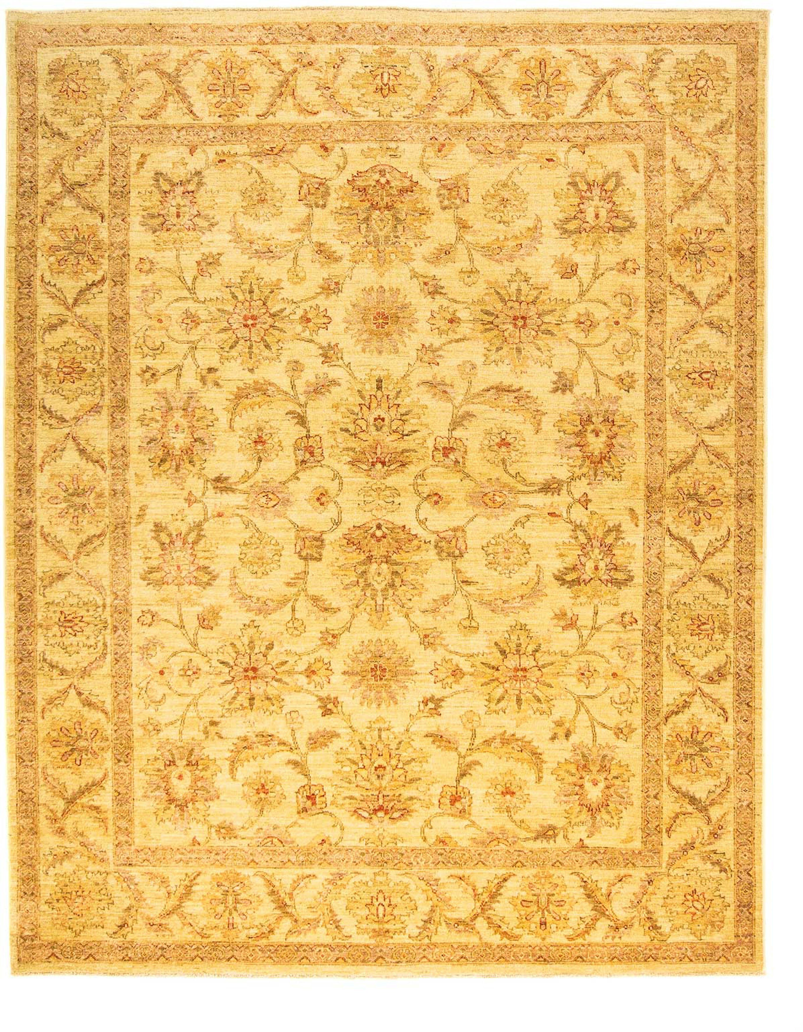 Orientteppich Ziegler morgenland, cm rechteckig, - Einzelstück Handgeknüpft, 196 6 mit mm, x - 259 beige, Wohnzimmer, Höhe: Zertifikat