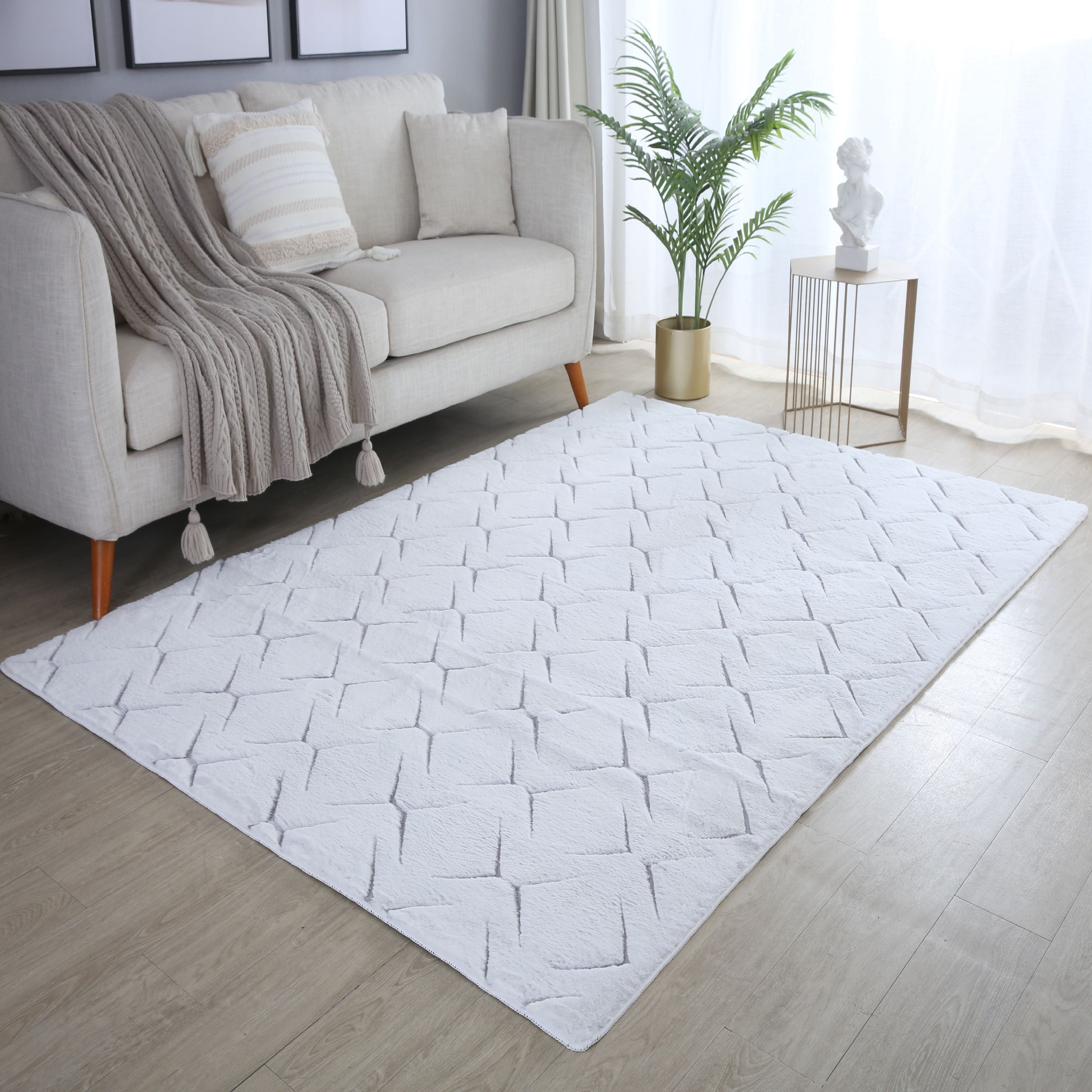 Carpettex Hochflor-Teppich Skandinavisches Design, Läufer, Höhe: günstig online kaufen