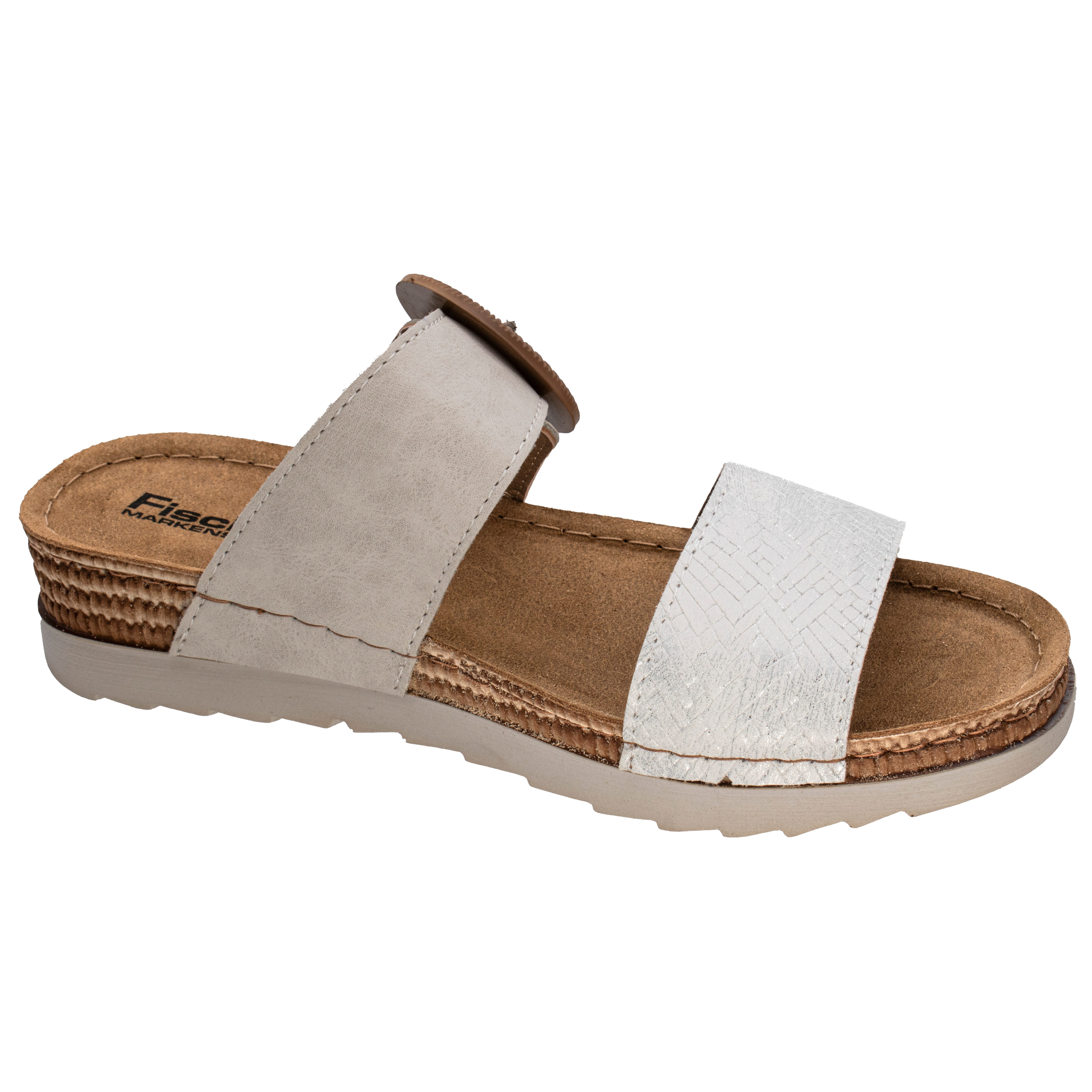 Fischer-Markenschuh Ina Pantolette aus Nappalino, mit günstig online kaufen