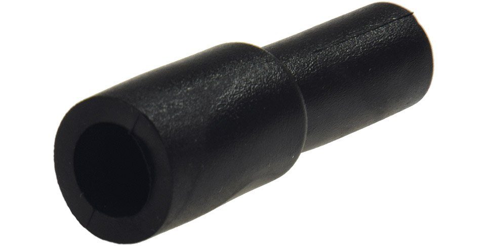 ChiliTec Kabelverbinder-Sortiment Isolierkappe / Isolierhülle für F-Stecker schwarz (8 Stück)