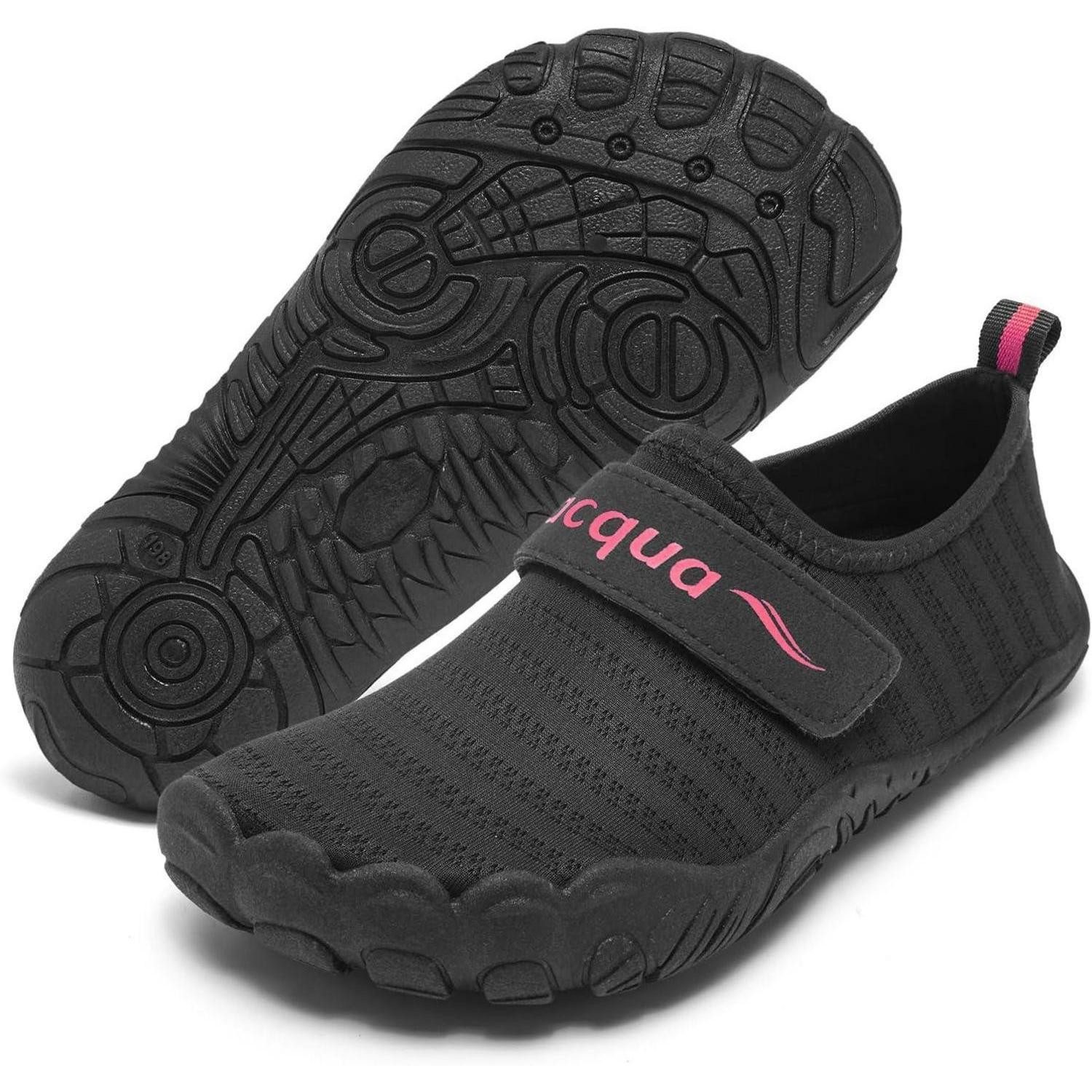 Barfusschuhe Kinder Wasserschuhe 31 EU Wzk169eu Schwarz Rose Wasserschuh