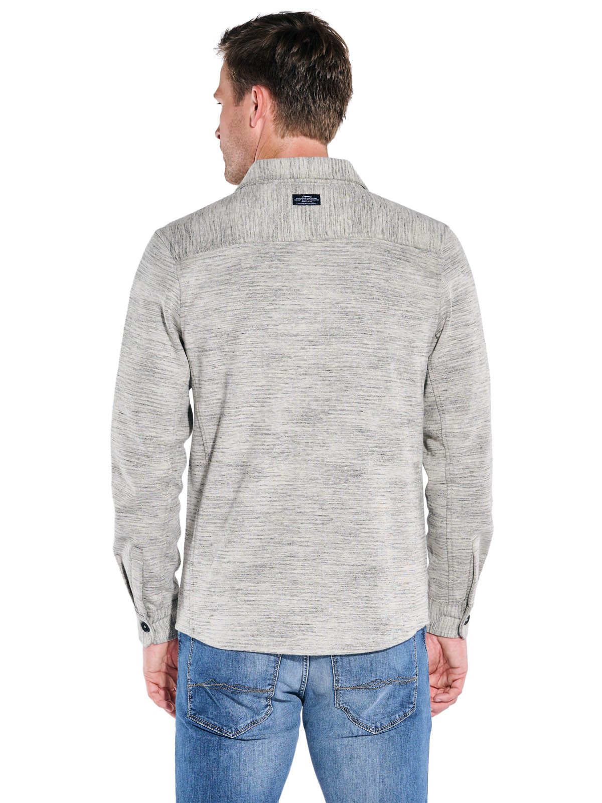 Engbers Sweatshirt Herren Overshirt strukturiert, Braunbeige