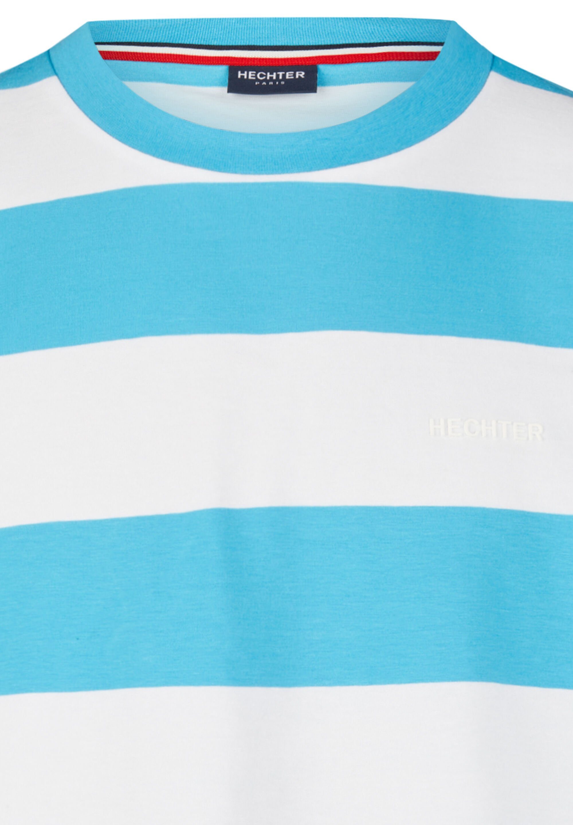 HECHTER PARIS T-Shirt (1-tlg) im Colour-Block-Design