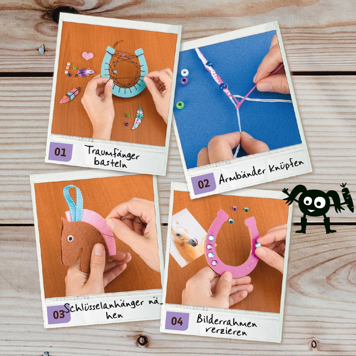 Kosmos Kreativset AllesKönnerKiste Pferde Kreativbox, (Set)