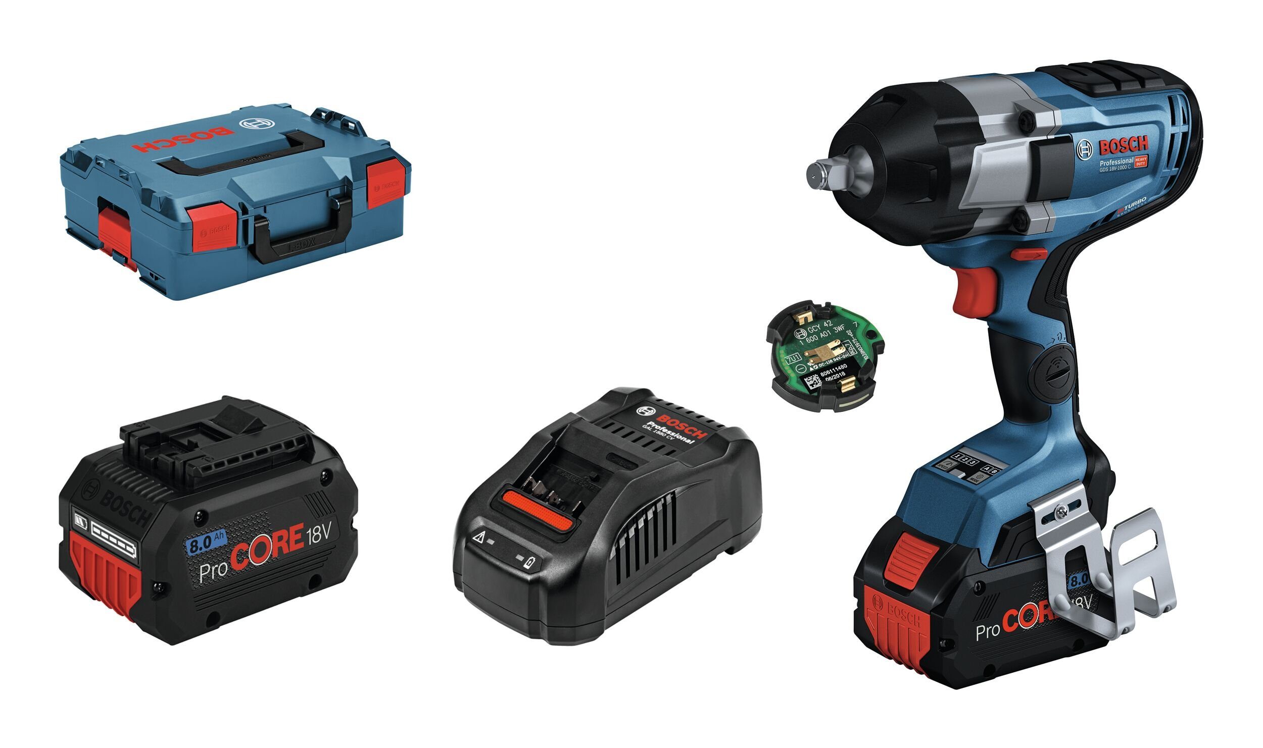 Bosch Professional Akku-Schlagschrauber GDS 18V-1000 C, günstig online kaufen