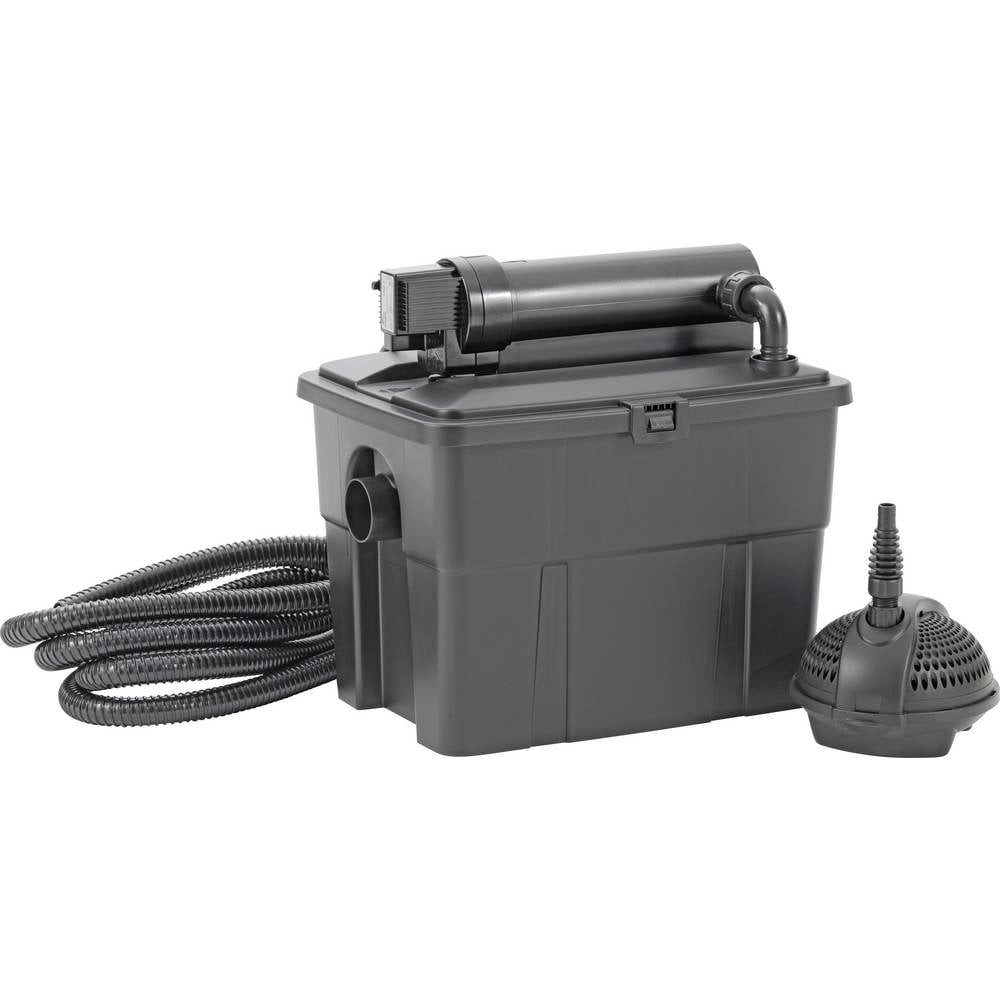 Pontec Teichfilter Teich-Filterset 5000 mit UVC und Pumpe 50238, mit UVC-Klärgerät