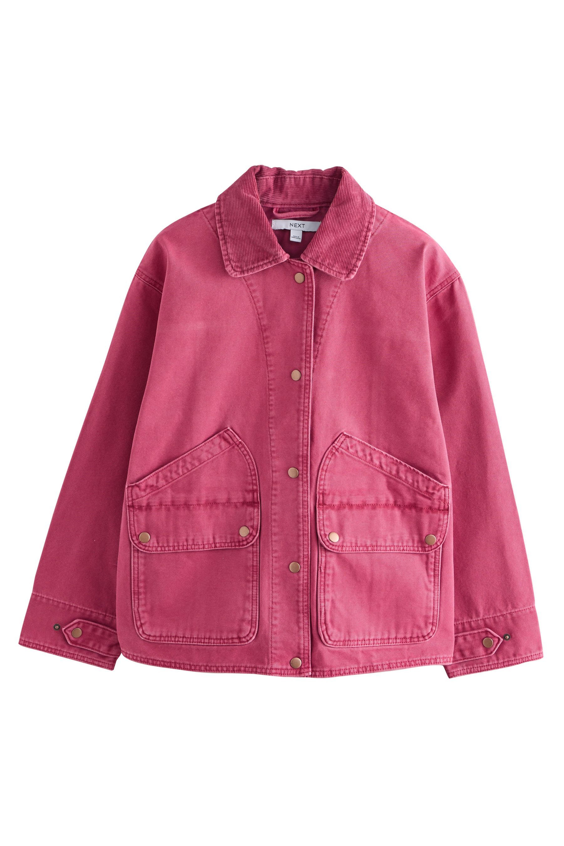 Next Hemdjacke Baumwolljacke (1-St)