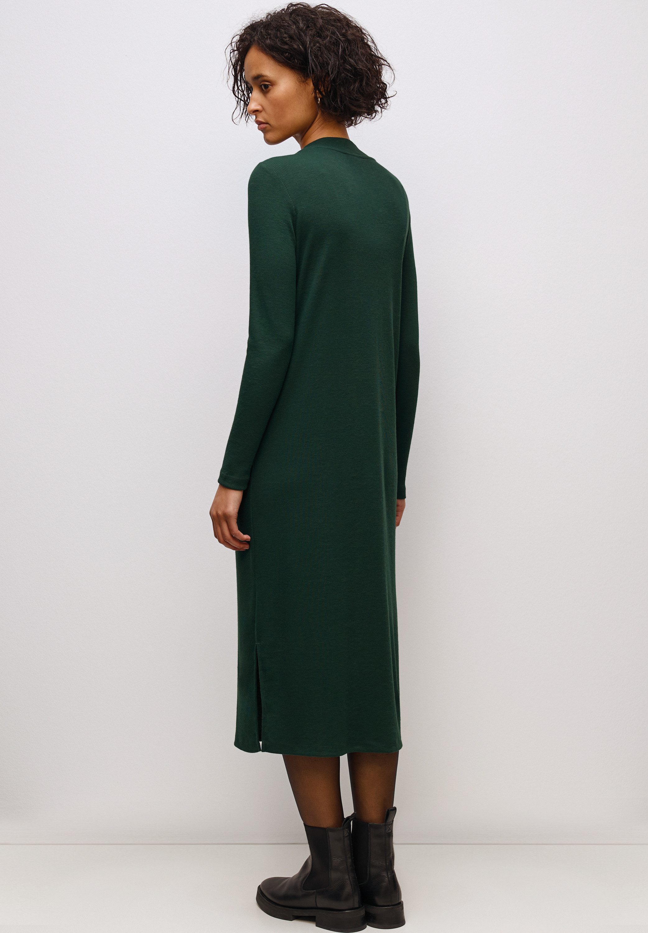 STREET ONE Midikleid in Unifarbe günstig online kaufen