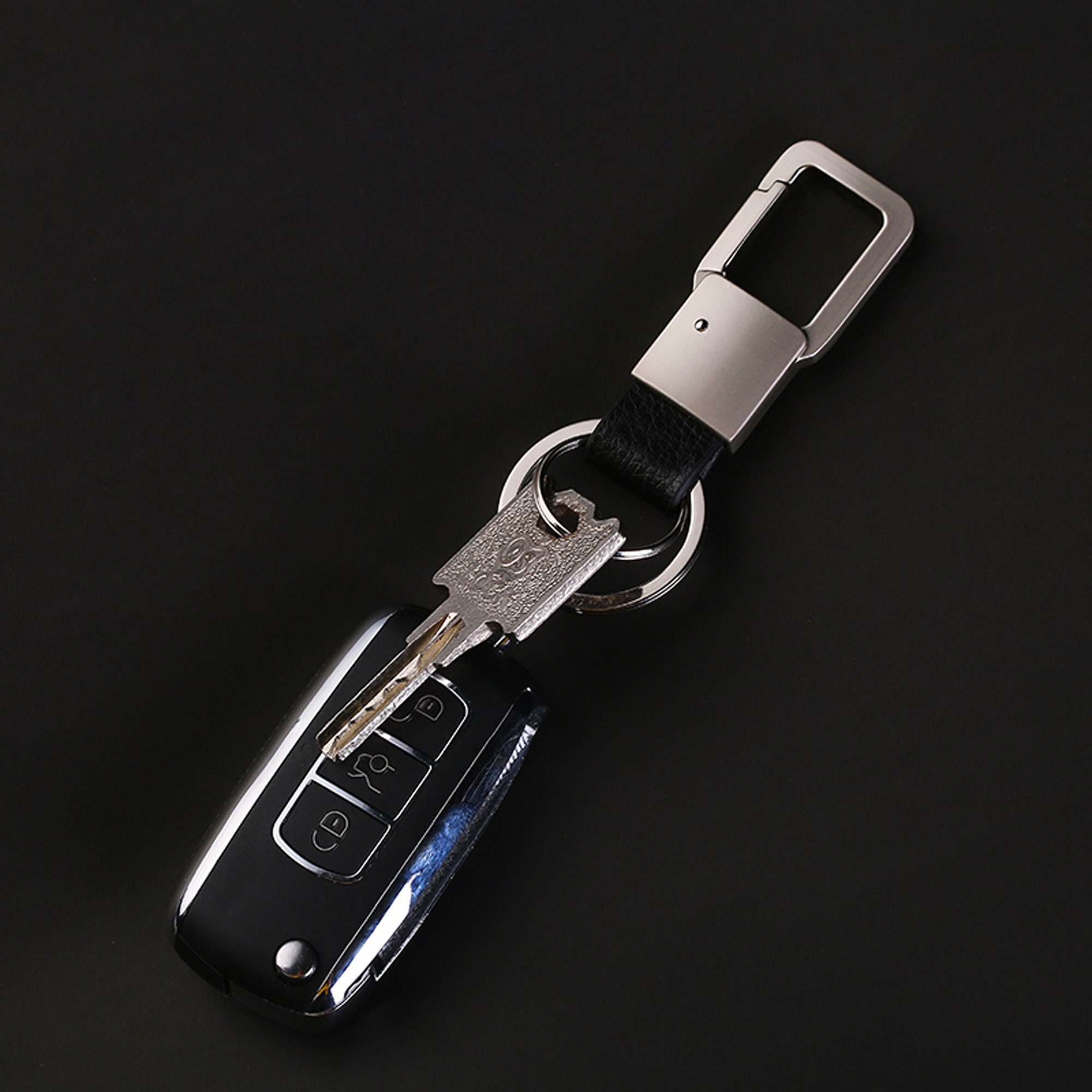 Cerbery Schlüsselanhänger 20 Ring gehärtetem - 5 Schlüsselanhänger mm Set 5 x Stahl Schlüsselringe 25 5 - Silber mm, aus Schlüsselhalter 30 mm, x x Schlüssel