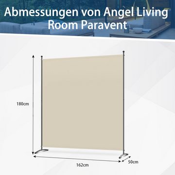 Angel Living Paravent 1 Teilig Raumteiler Paravent Trennwand Balkon Sichtschutz (1 St), 162(B)x 50( T)x 180(H)cm