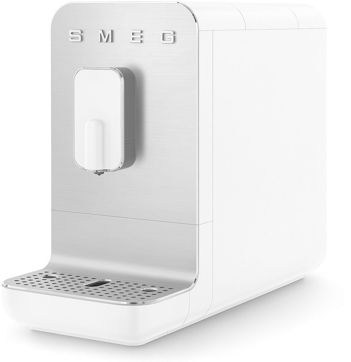 Weiß BCC01WHMEU Smeg Kaffeevollautomat BCC01WHMEU, matt Herausnehmbare Brüheinheit