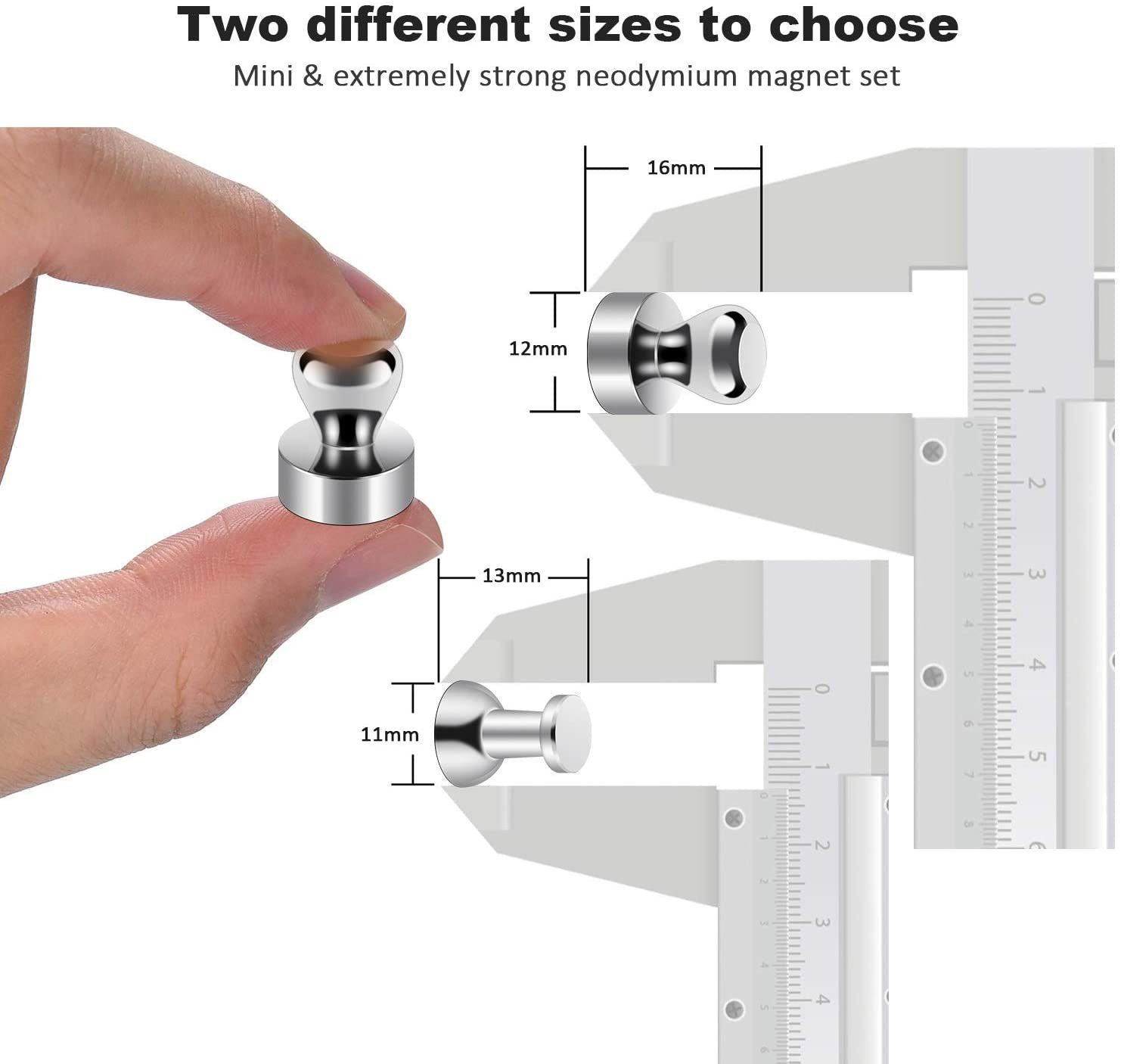 24x-72x Neodym Magnete Kegelmagnete Pinnwand Magnet Magnet-Kegel super stark 
