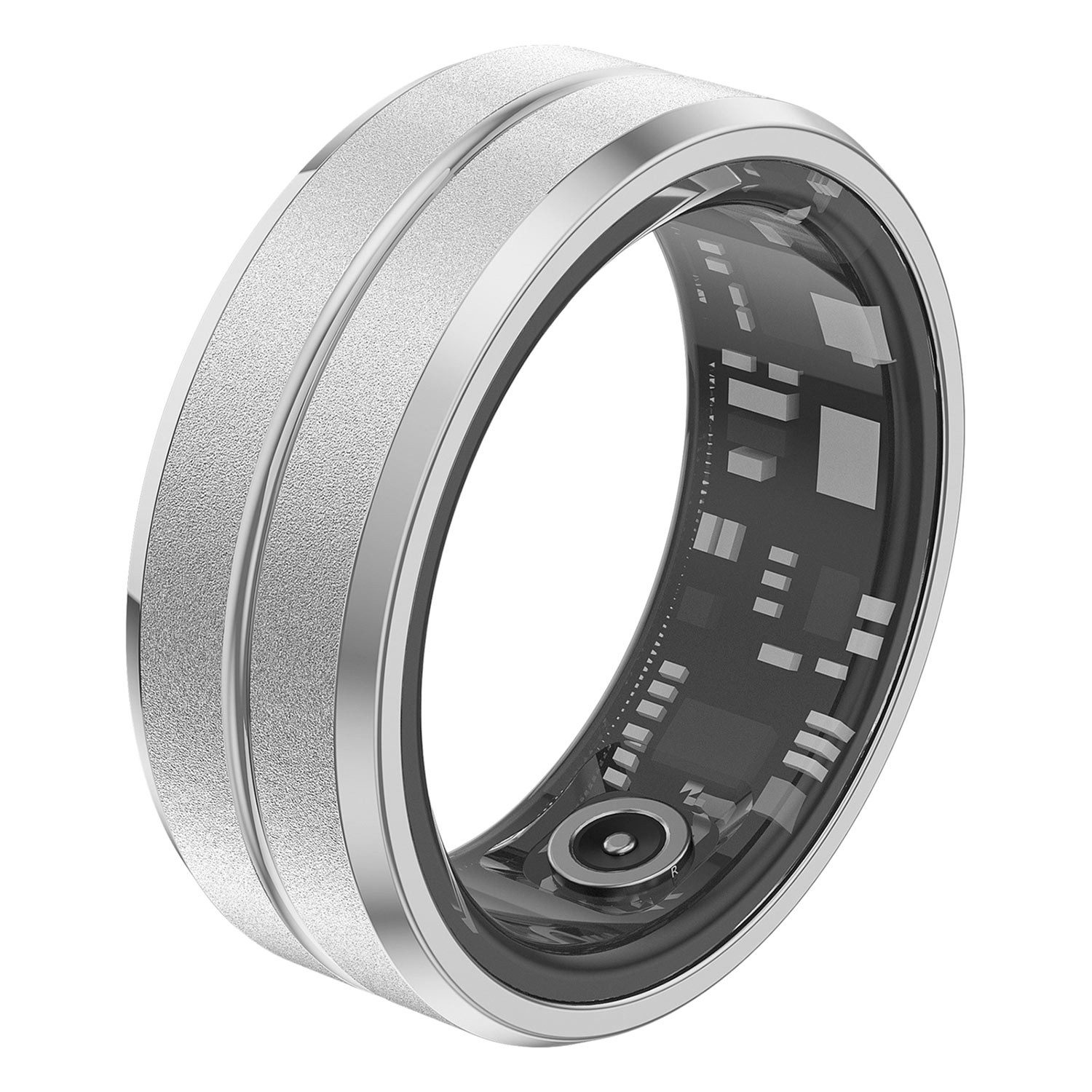 Refttenw Smart Ring Herren Damen Smartring mit 24/7 Gesundheitsmonitor, Fitness Tracker, Foto-Fernsteuerung, App-Anbindung, IP68 Wasserdicht