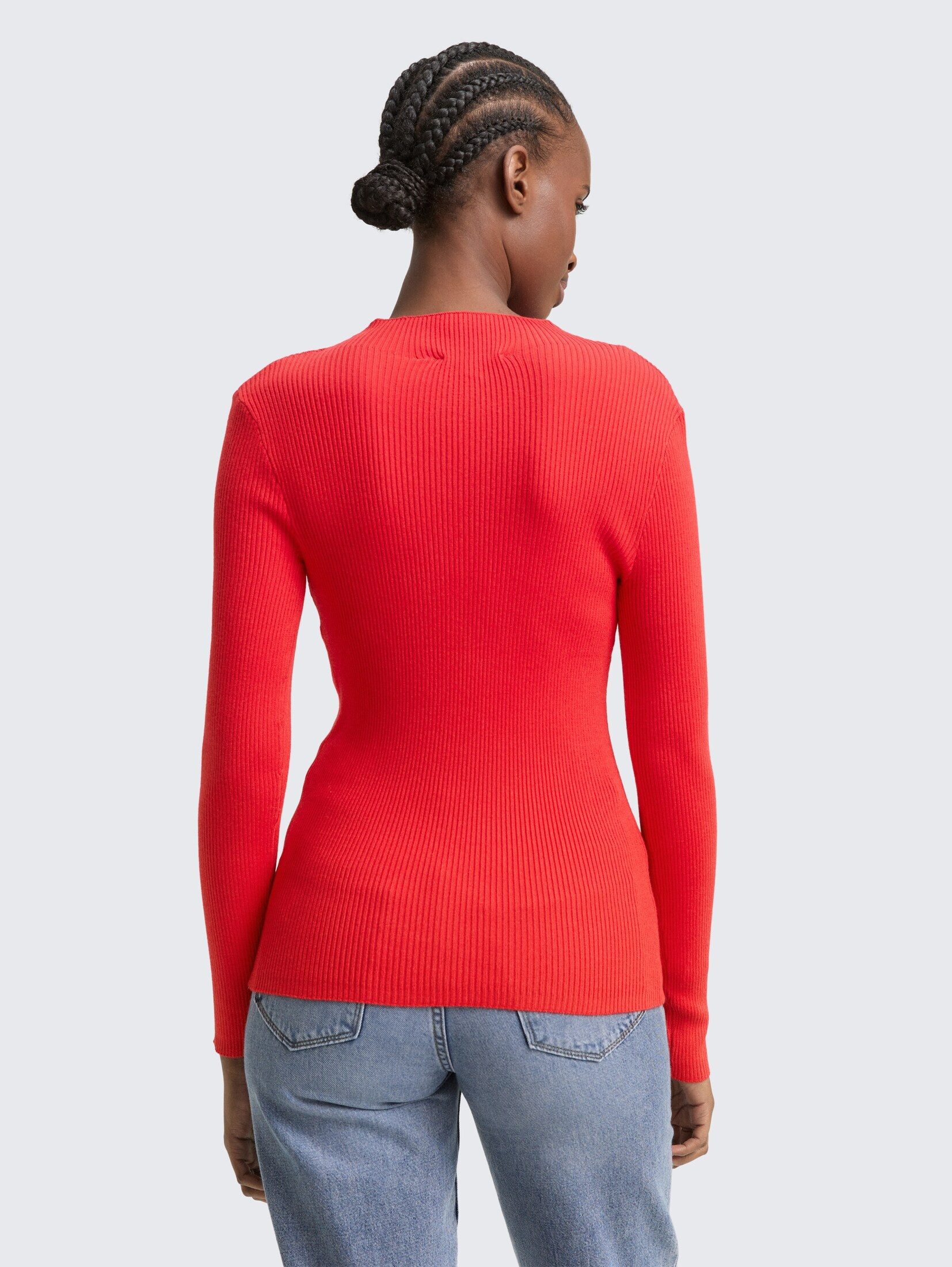 TOM TAILOR Denim Strickpullover Pullover & Strickjacken Tight Fit Strickpullover