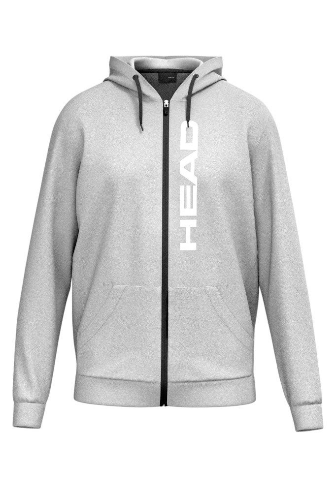 Head Kapuzenpullover Club Original Hoodie Full Zip (Mischgewebe) 2025 grau Herren