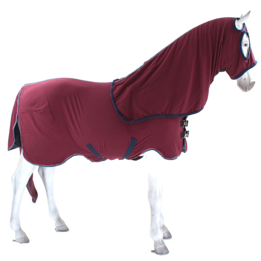 Horseware Pferde-Abschwitzdecke Horseware Rambo Show Set Sheet - Burgundy