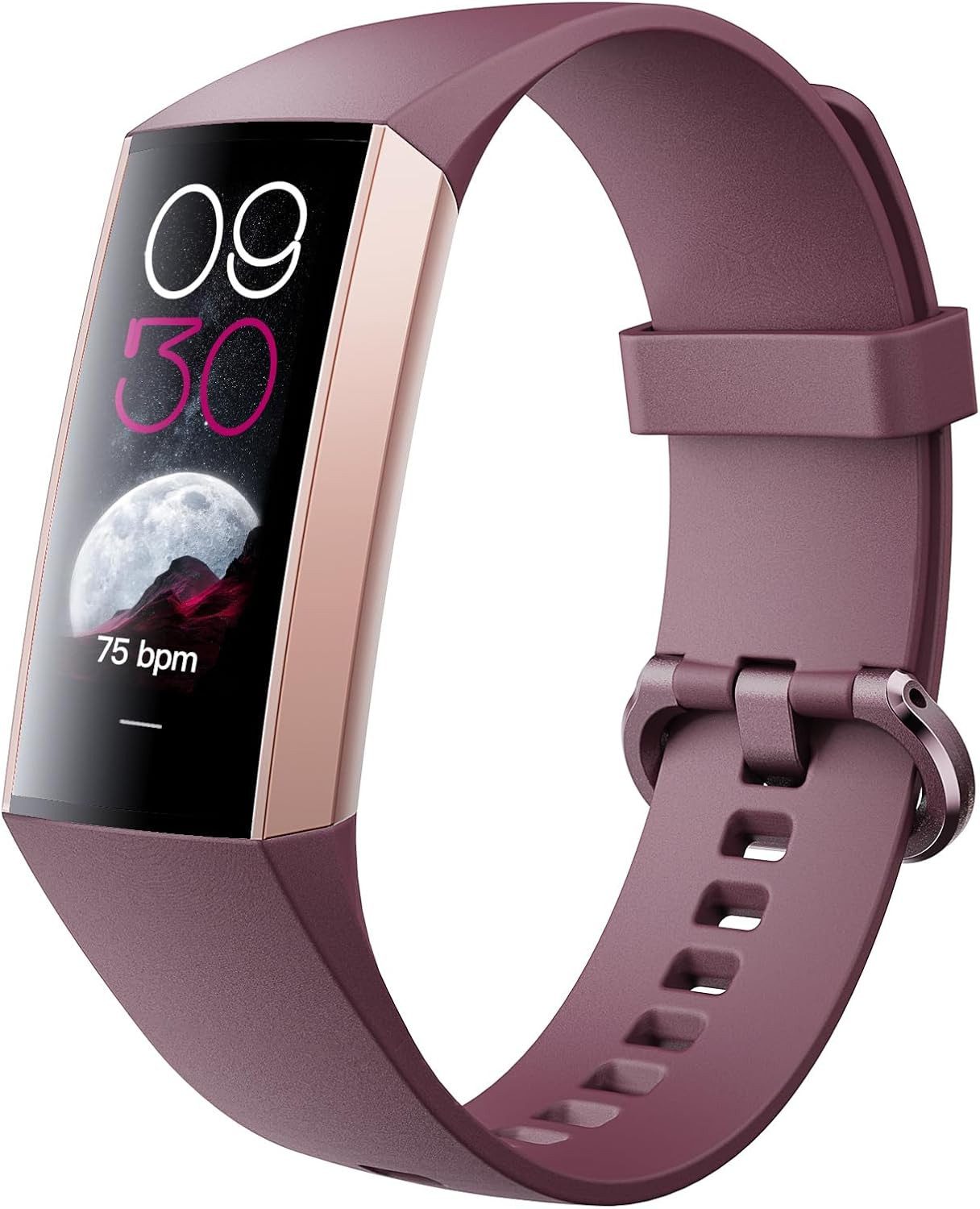 findtime Smartwatch (2,7 cm, android ios), Fitness Armband mit 1.1" AMOLED Display, 25 Sportmodi