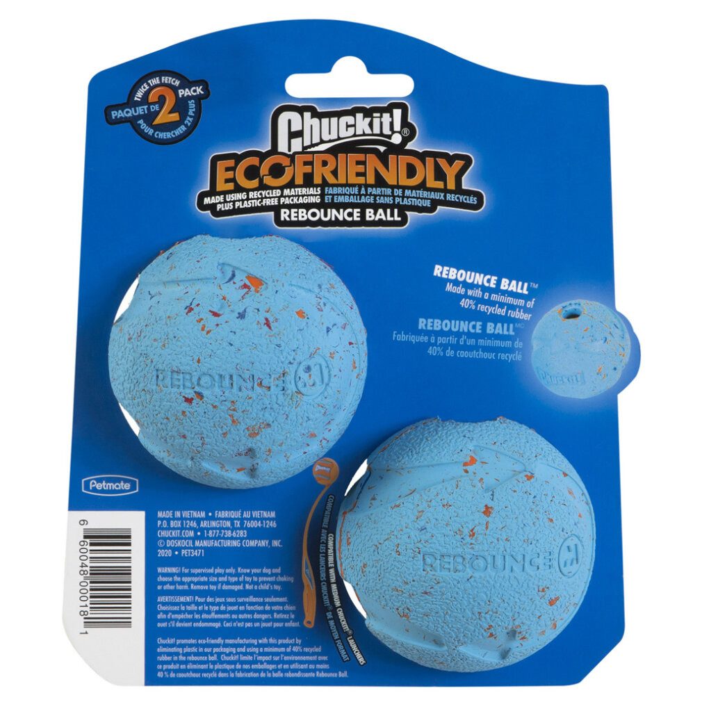 Chuckit Tierball Med Rebounce Ball 2 Pack.