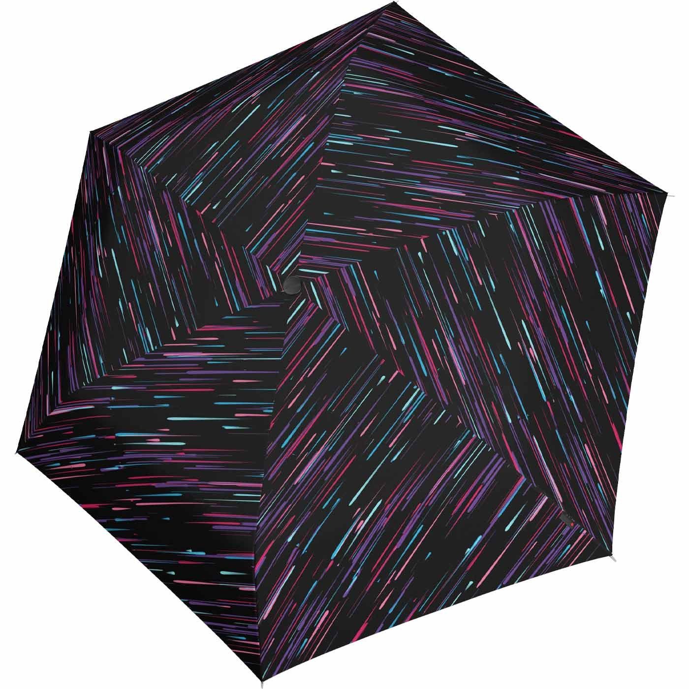 Knirps® Taschenregenschirm leichter, besonders kompakter und klein guter sehr leicht, für Damen, Notfallschirm Schirm ein