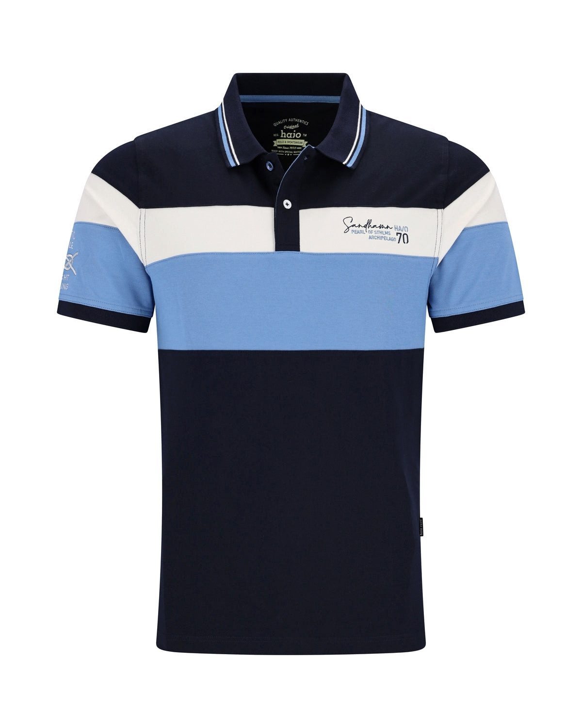 Hajo Poloshirt Pikee-Poloshirt mit Flächenteiler in günstig online kaufen