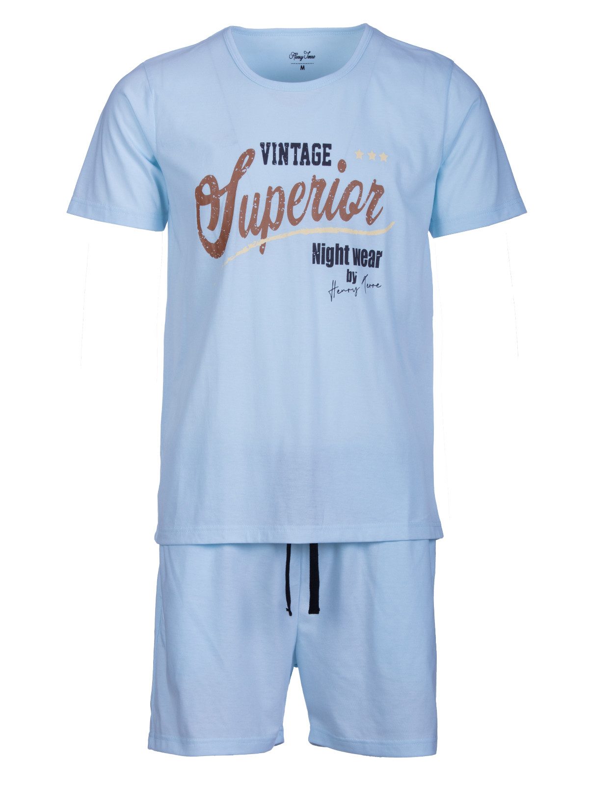 Henry Terre Shorty Paul Nightwear Herren kurzarm Pyjama Set M - 5XL – Bild 3 von 5