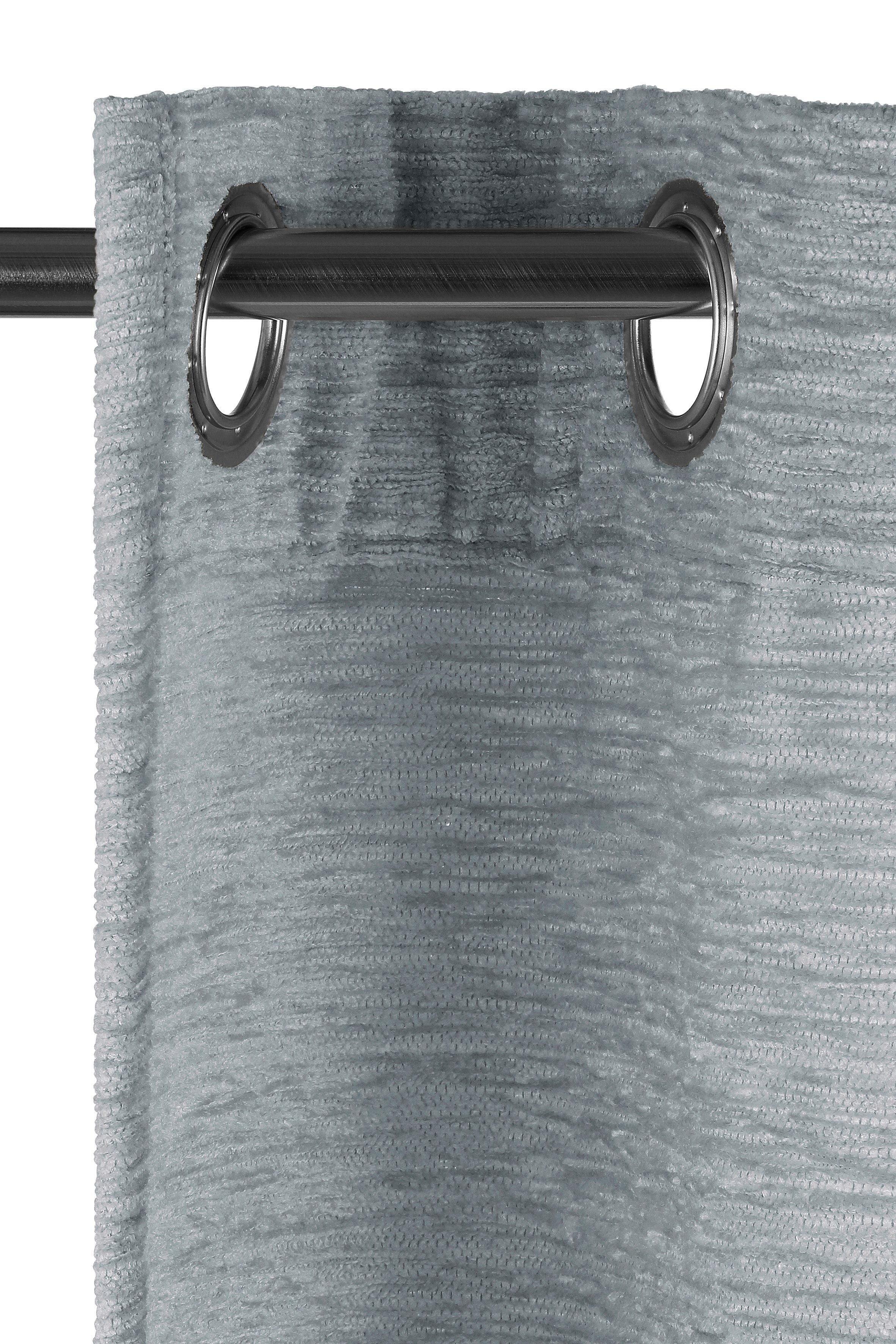 Wirth Vorhang Holmsund 288g/qm (1 St), Ösen, blickdicht, Chenille