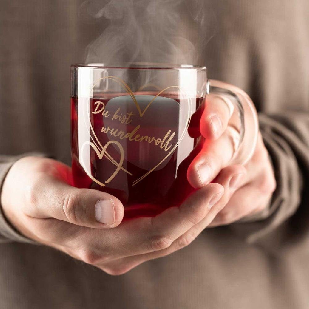 LEONARDO Tasse Leonardo Kaffeetasse Emozione Du bist wundervoll – Bild 3 von 5
