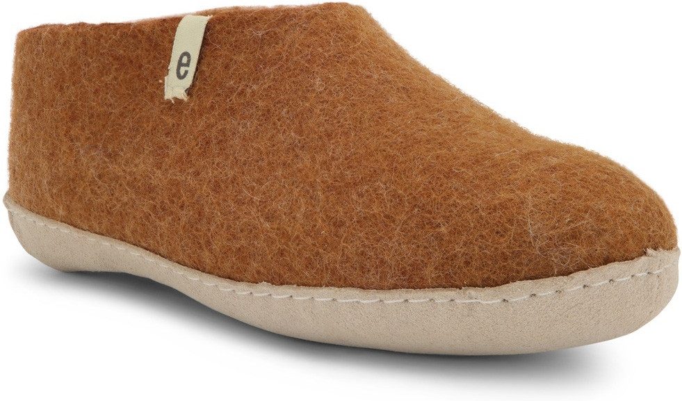 Unisex Filzschuh mit Ledersohle Hausschuh