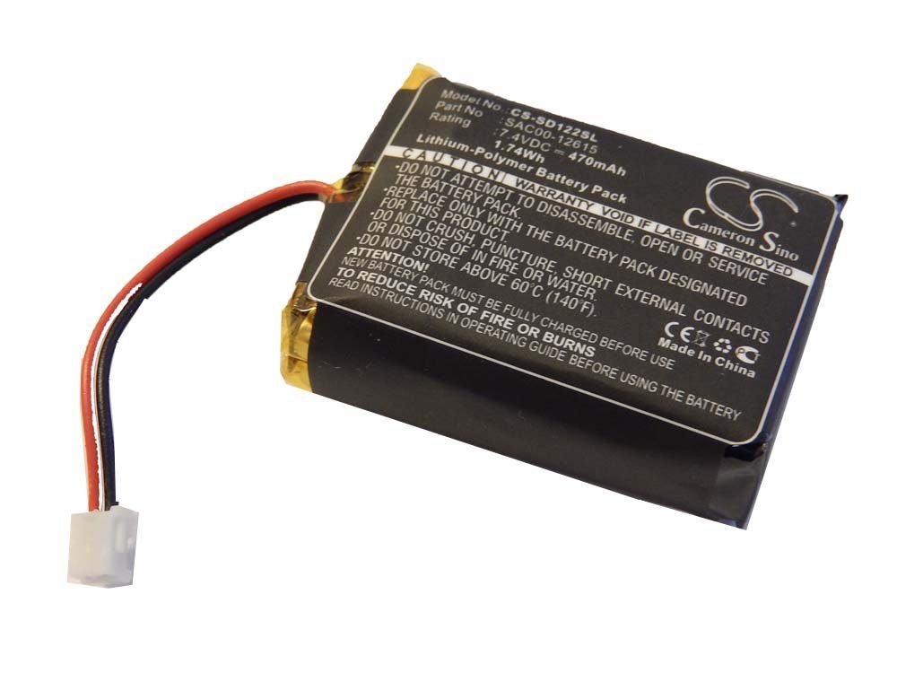vhbw kompatibel mit SportDog SD-1225 Transmitter Akku Li-Polymer 470 mAh (7,4 V)