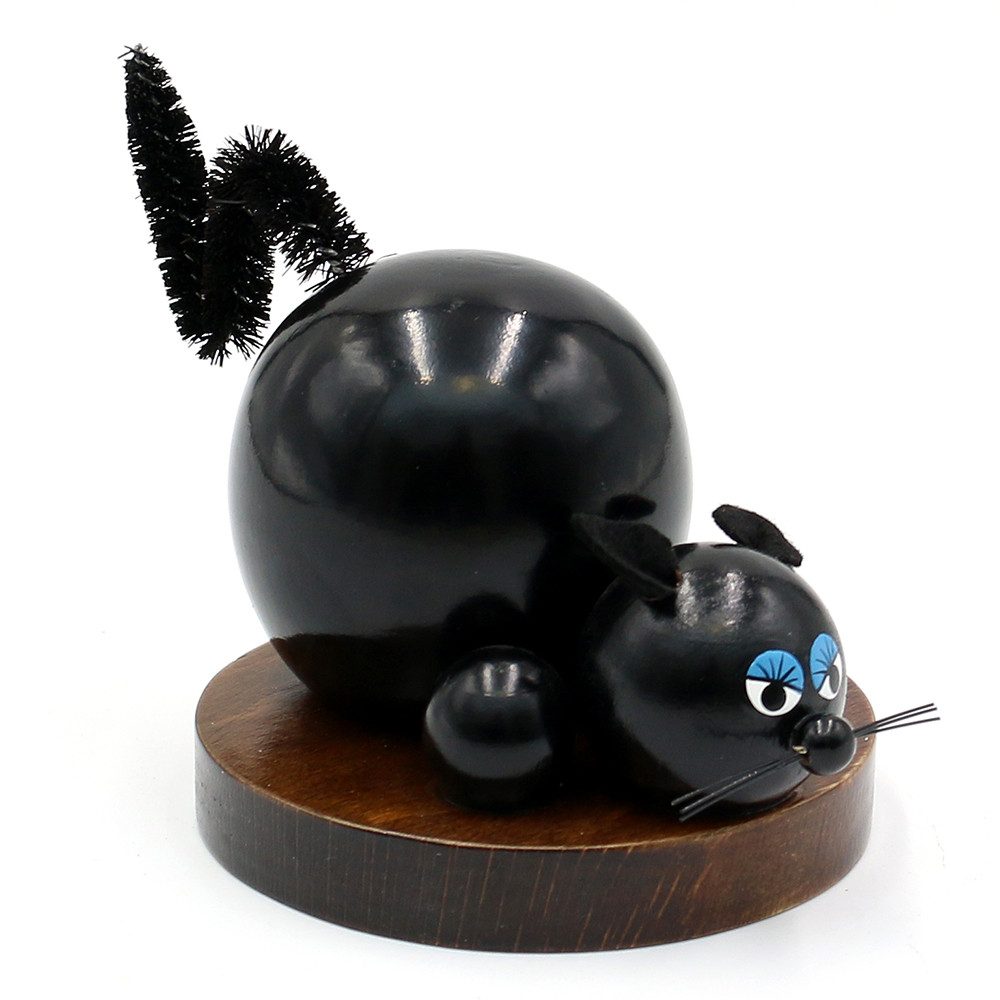 Dekohelden24 Räuchermännchen Holz-Räucherfigur Katze, in braun, ca. 11 cm günstig online kaufen