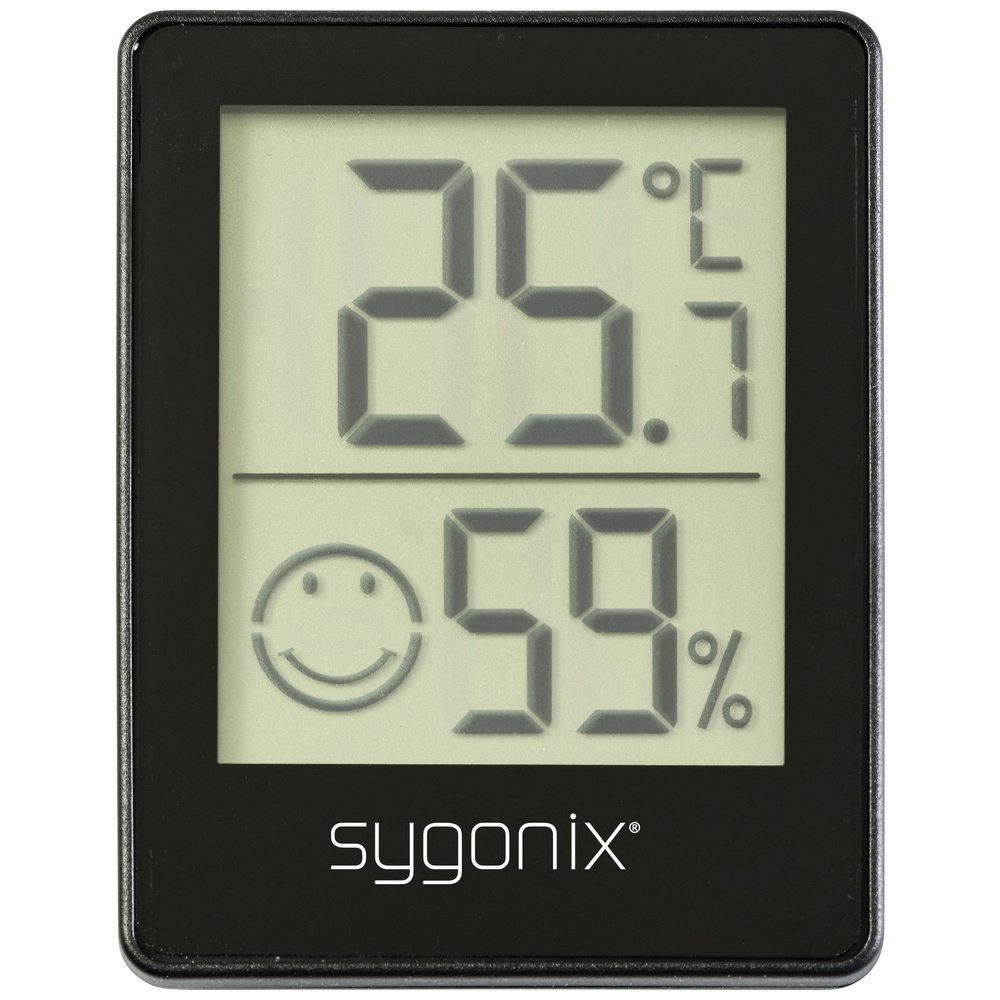 Thermo-/Hygrometer Hygrometer Sygonix Sygonix Schwarz