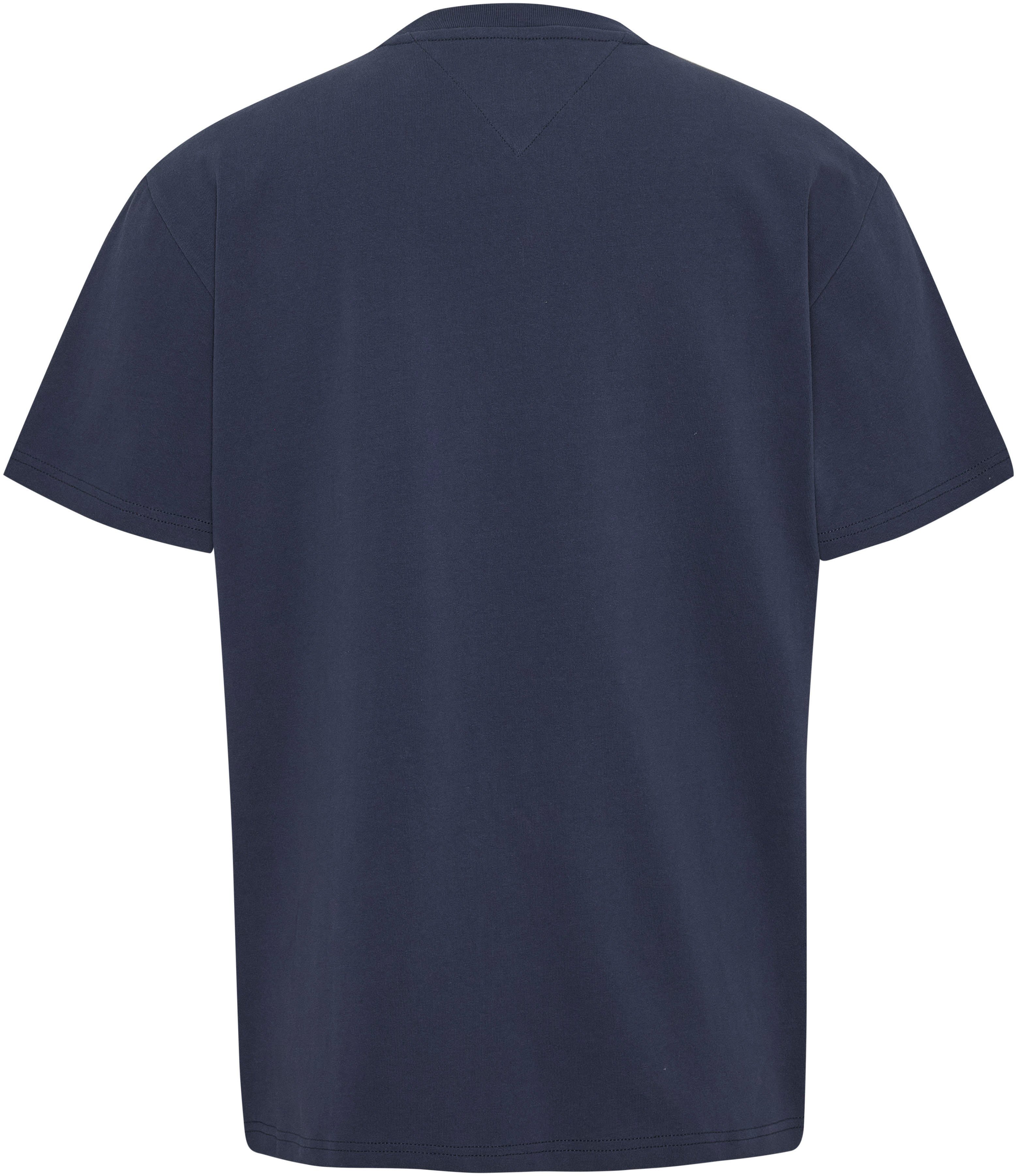 Tommy Jeans T-Shirt TwilightNavy XS TEE CLSC Rundhalsausschnitt mit TJM BADGE TOMMY
