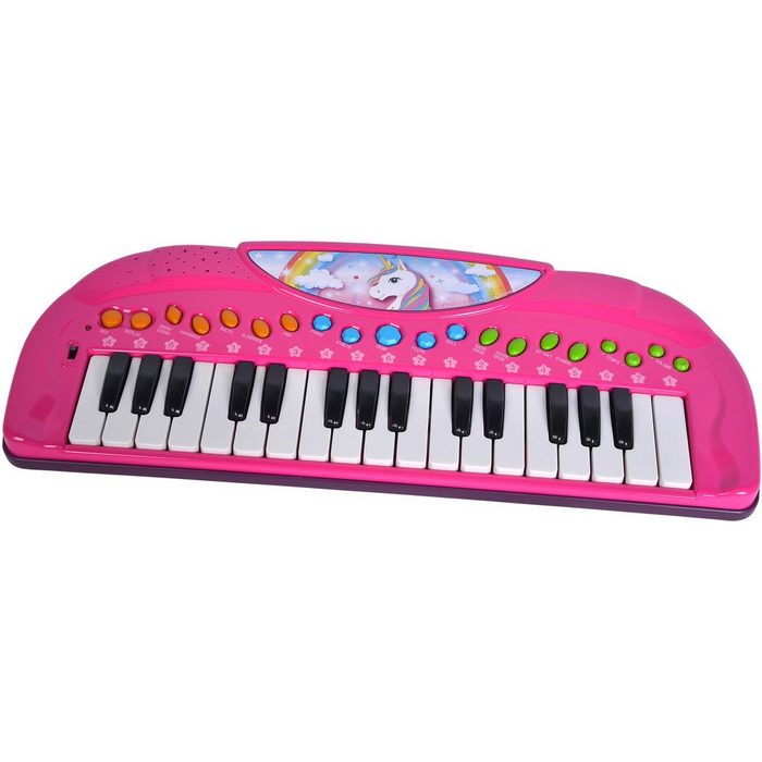 SIMBA Spielzeug-Musikinstrument My Music World Girls Einhorn Keyboard