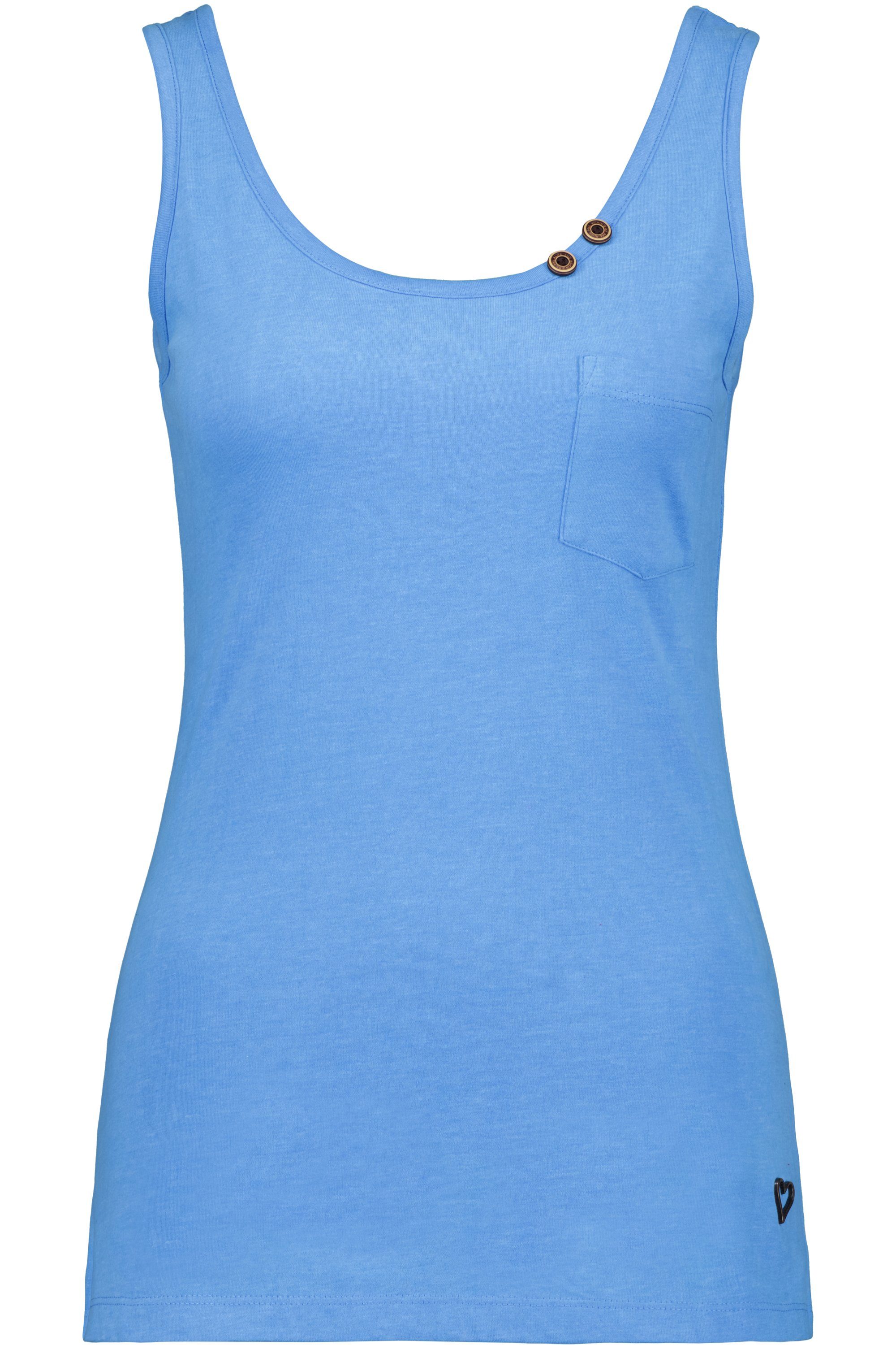 Alife & melange Damen T-Shirt Top Kickin azure JennyAK Tanktop, A Shirt