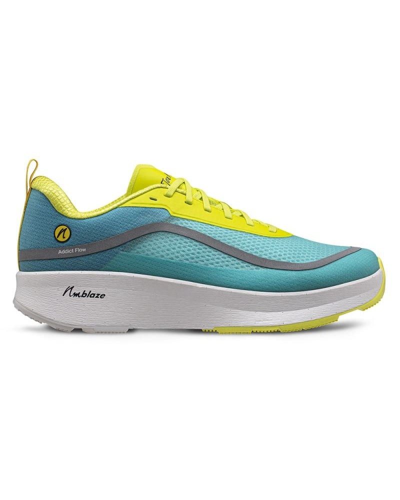 Joe Nimble Addict Flow blau/gelb Damen Laufschuh