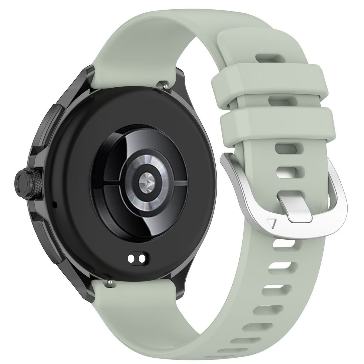 Wigento Smartwatch-Armband Für S3 Armband Silikon Grün Glänzend Watch Xiaomi hochwertiges Ersatz