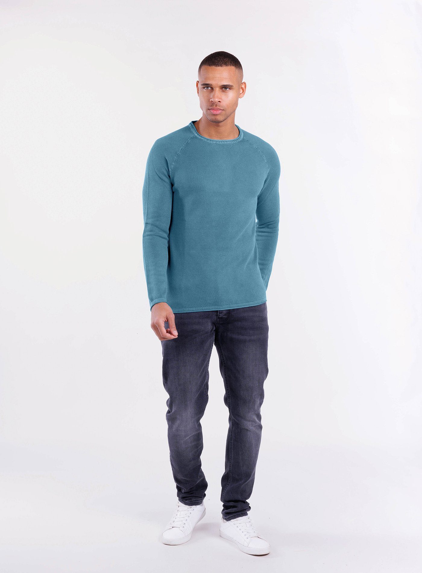 Key Largo Rundhalspullover MST THOMAS round neck (1-tlg)