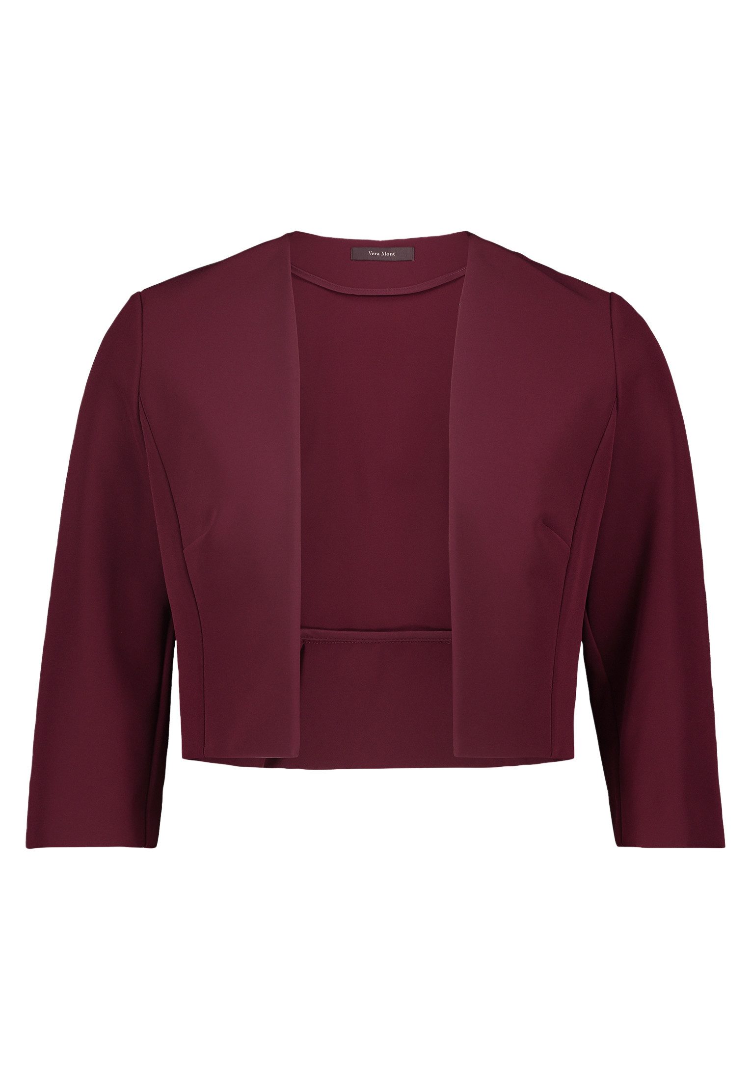 Vera Mont Bolerojacke Damen Bolero-Jacke mit Kellerfalten günstig online kaufen