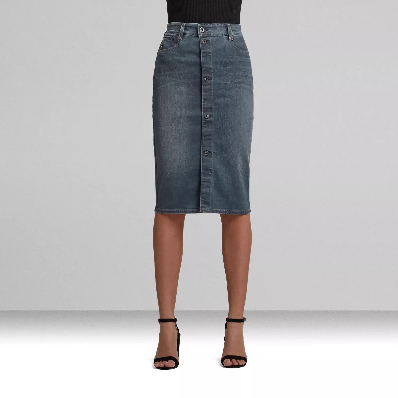 G-STAR Skort Noxer Navy Pencil Button günstig online kaufen