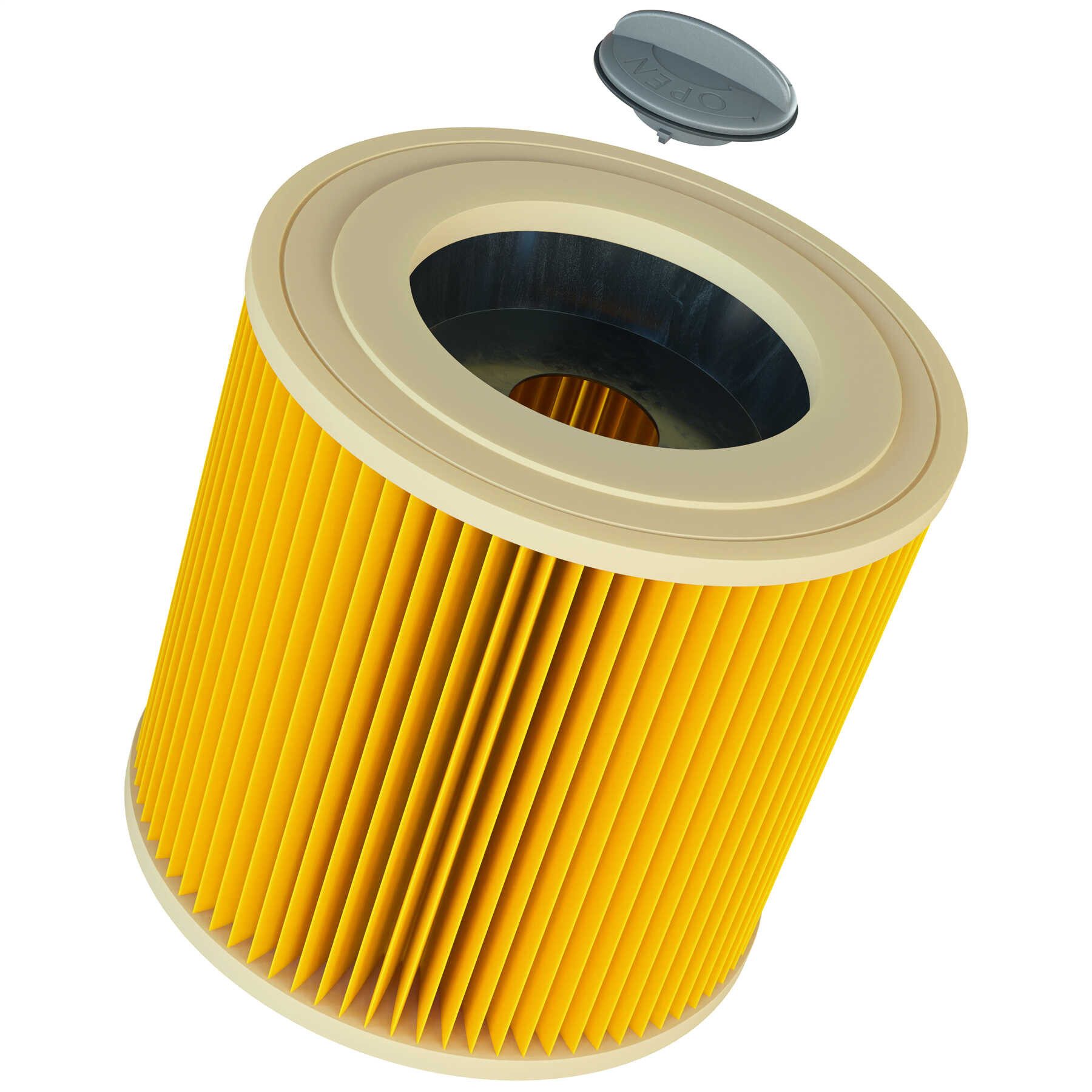 vhbw Patronenfilter Ersatz für Stanley 41864-A für Staubsauger, Nass- und Trockensauger, für Staubsauger, (1-St), Zuverlässiger Faltenfilter für Ihren Staubsauger, Idealer