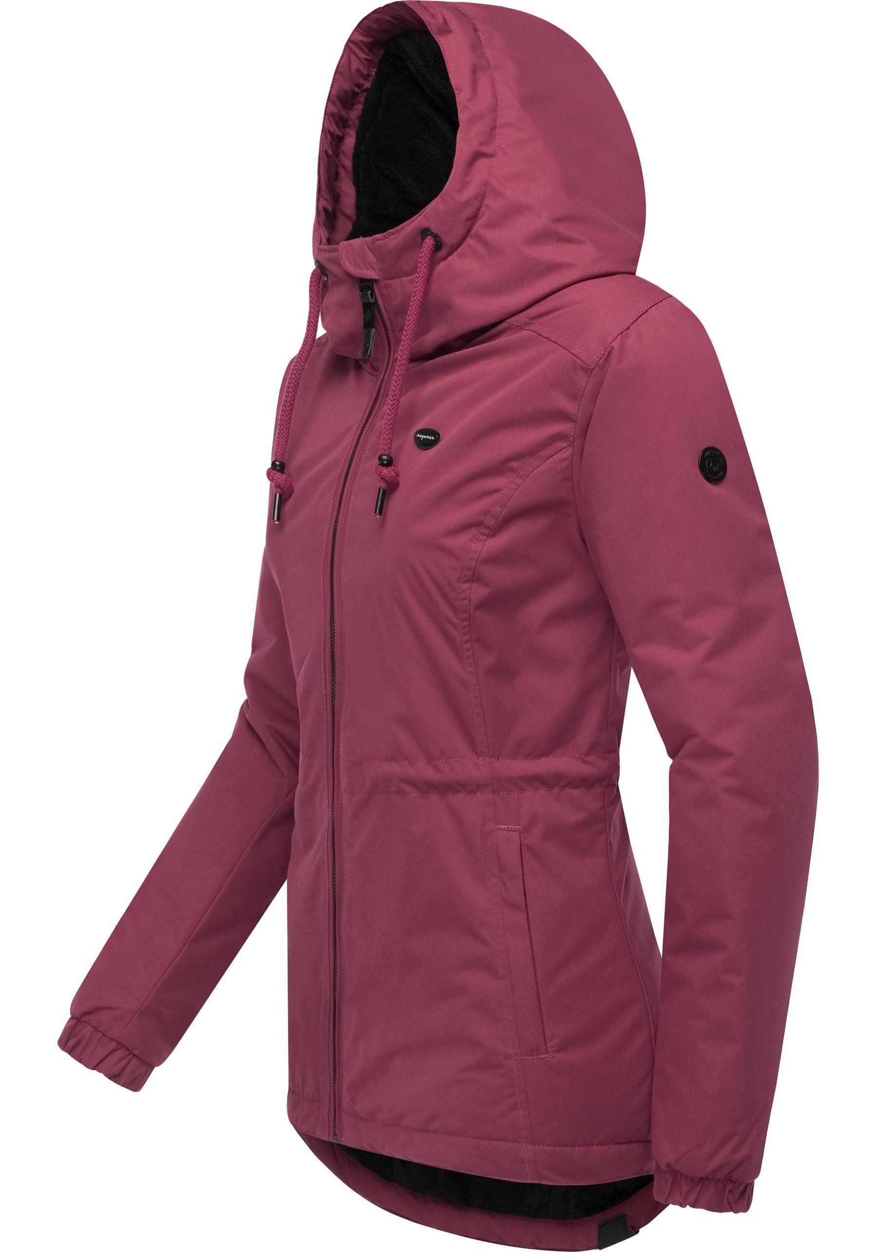 Ragwear Winterjacke Dankka Warm Wasserdichte weiche Damen Jacke für den Winter
