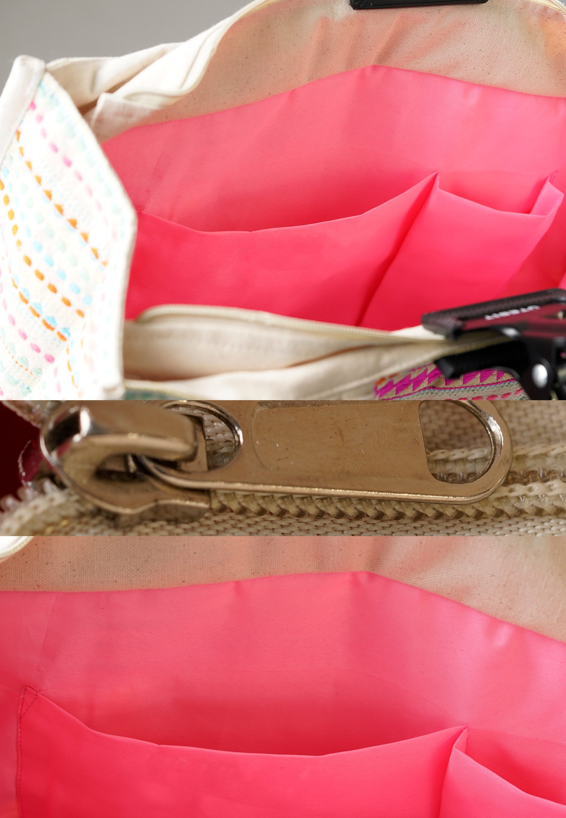 YC Fashion & Style beach bag Hippie-Indian handbag in bright colors, with spacious main compartment, in a practical design