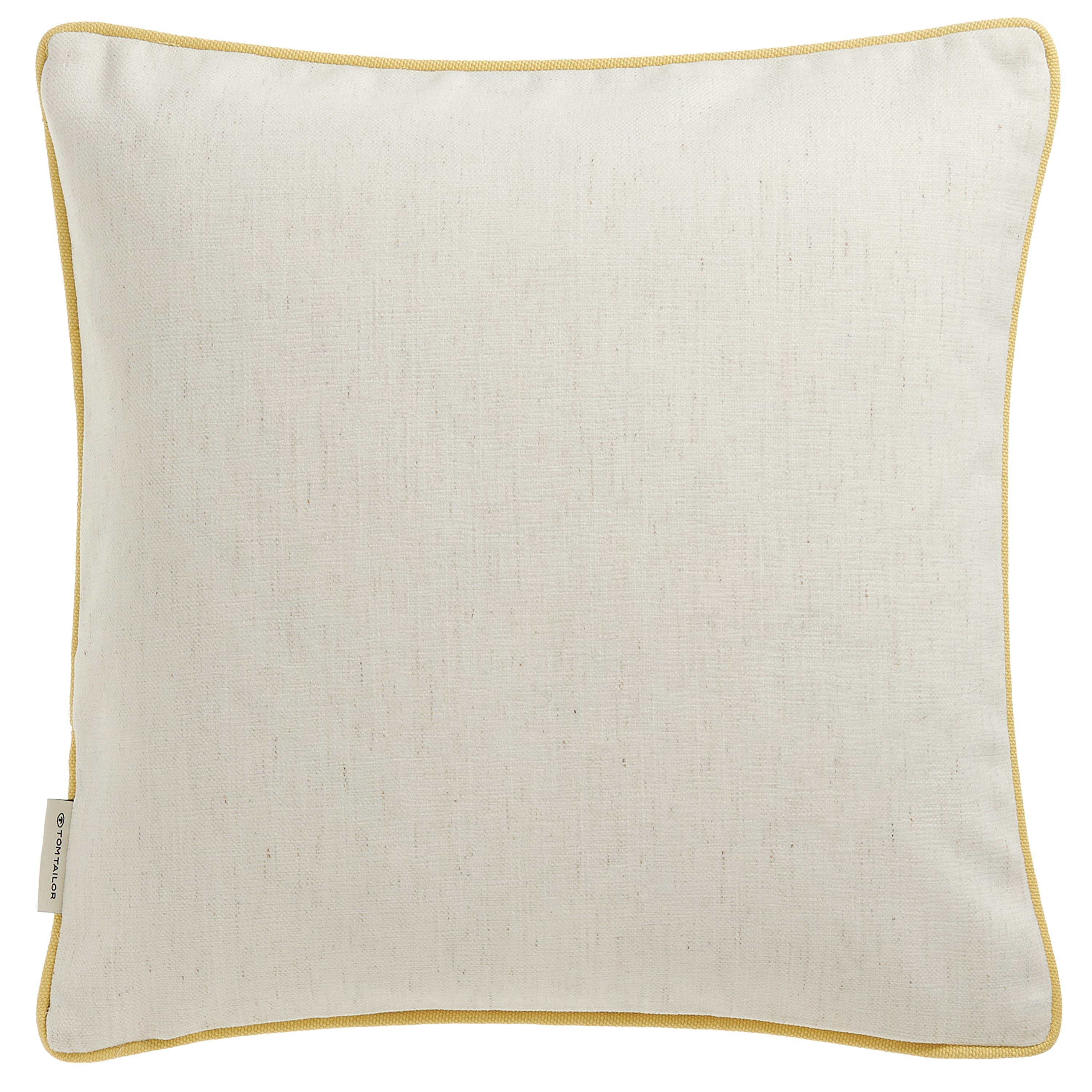 TOM TAILOR HOME Dekokissen Lemons, bestickt, mit Naturfaseranteil