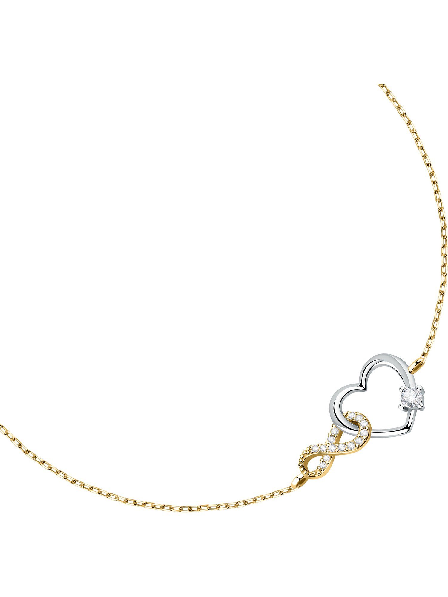 FAVS Silberarmband FAVS Damen-Armband 925er Silber 15 Zirkonia