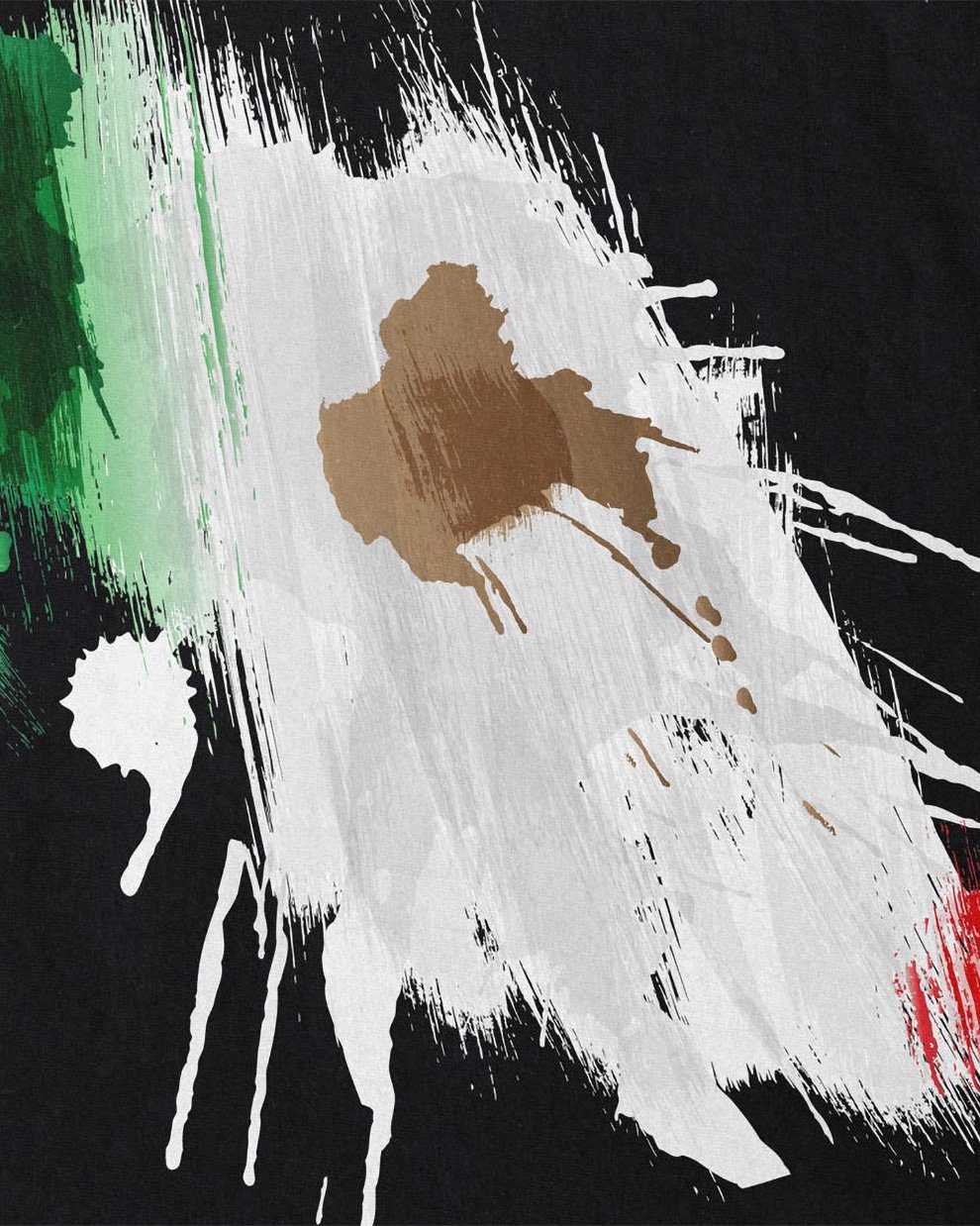 style3 Print-Shirt Herren T-Shirt schwarz Fußball Mexico Sport WM Flagge Mexiko EM Fahne